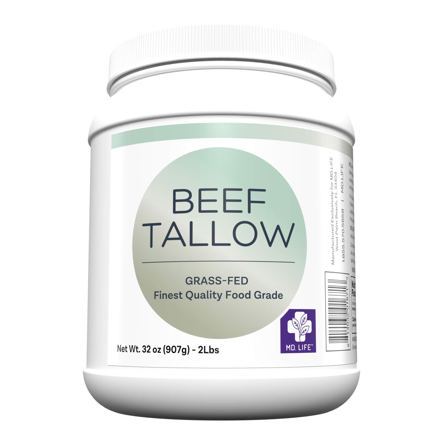 Beef Tallow Soap Making Supplies. 7 Pound Gallon. 