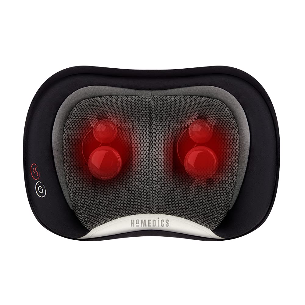 Homedics Neck Massager with Comfort Foam Vibration and Soothing Heat 