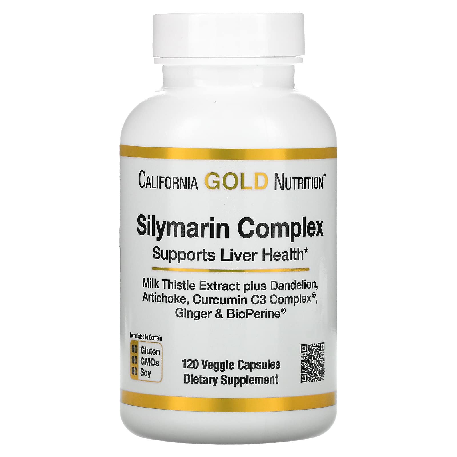 California Gold Nutrition Silymarin Liver Health Complex Milk