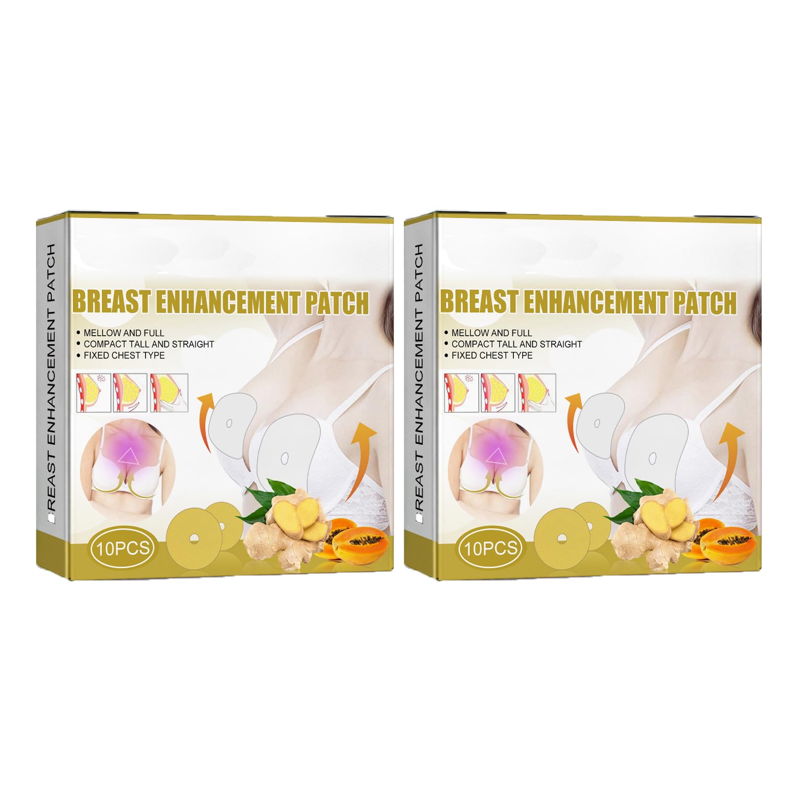 10pcs Breast Enhancement Patch For Firming, Lifting And Enlarging