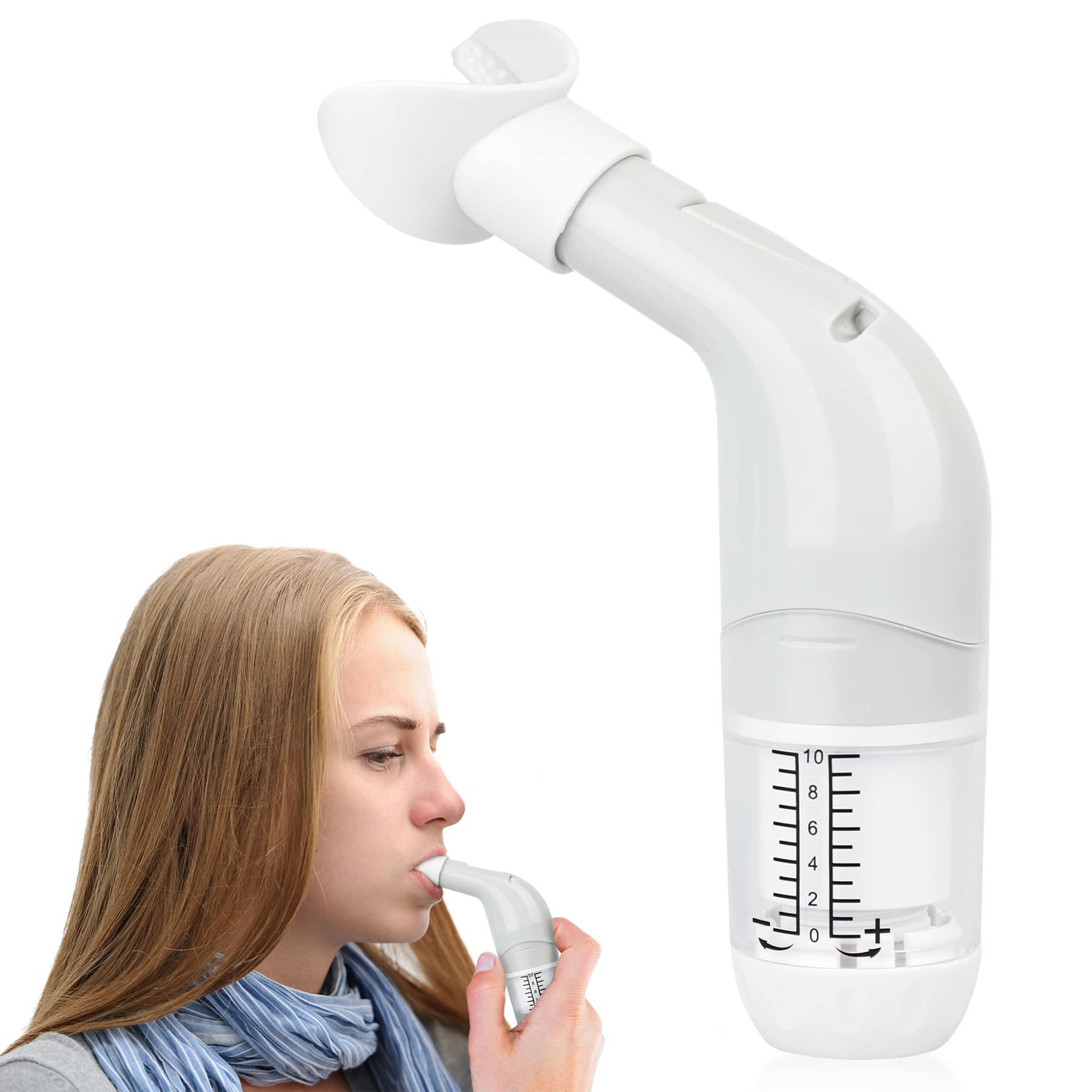 SEABIRD Breathing Trainer Lung Health Exerciser Device, Inspiratory ...