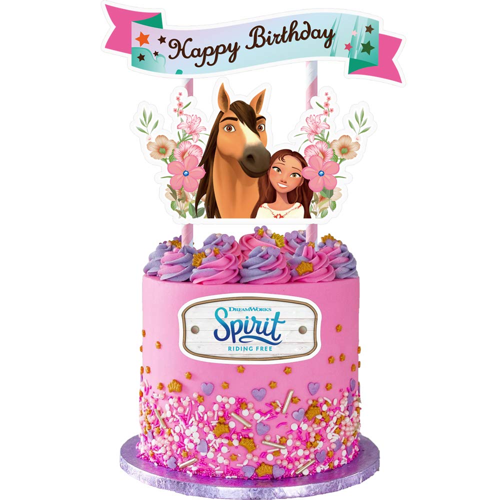 Hille Decor Free Horse Cake Topper Theme Birthday Party Supplies ...