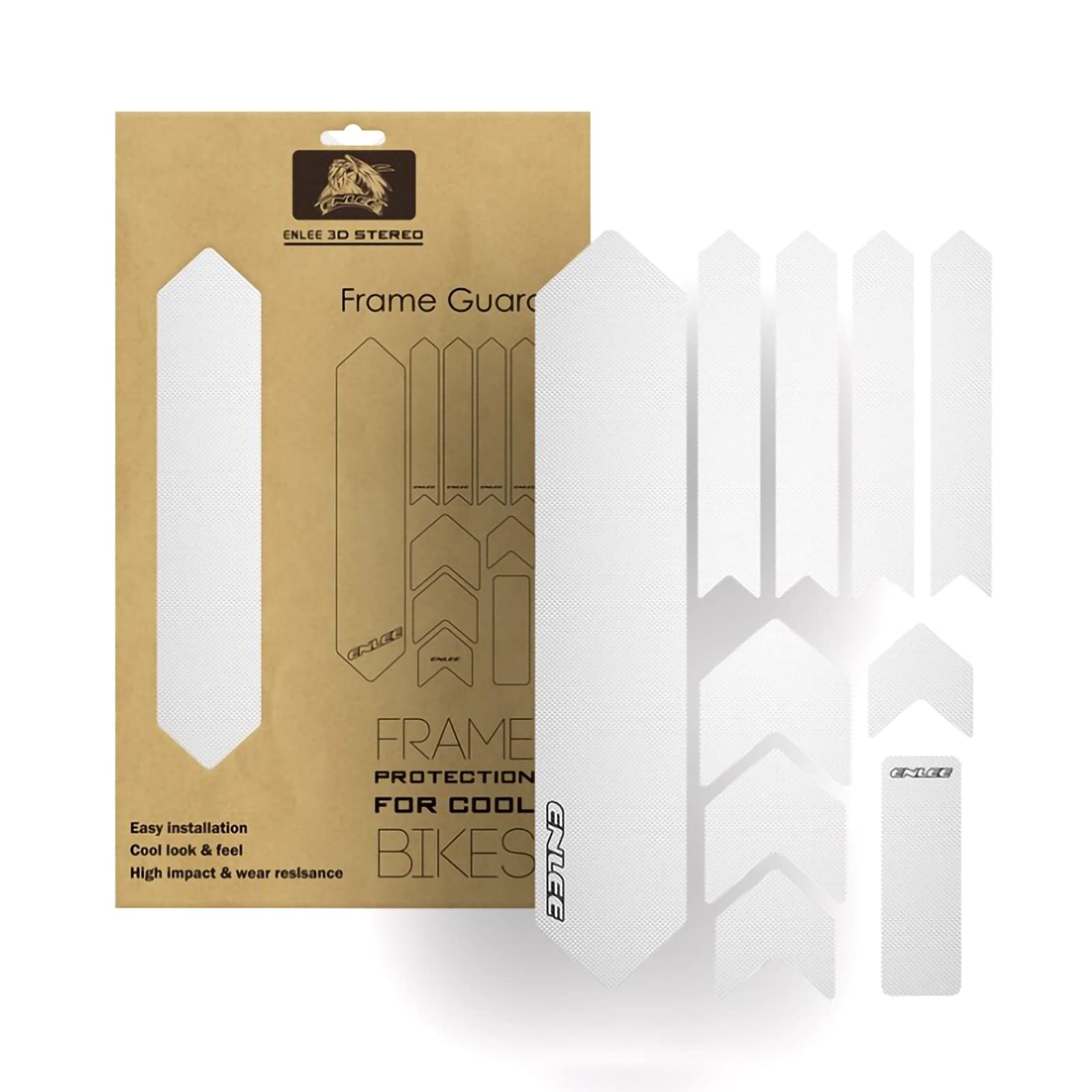 Clear frame protection store tape