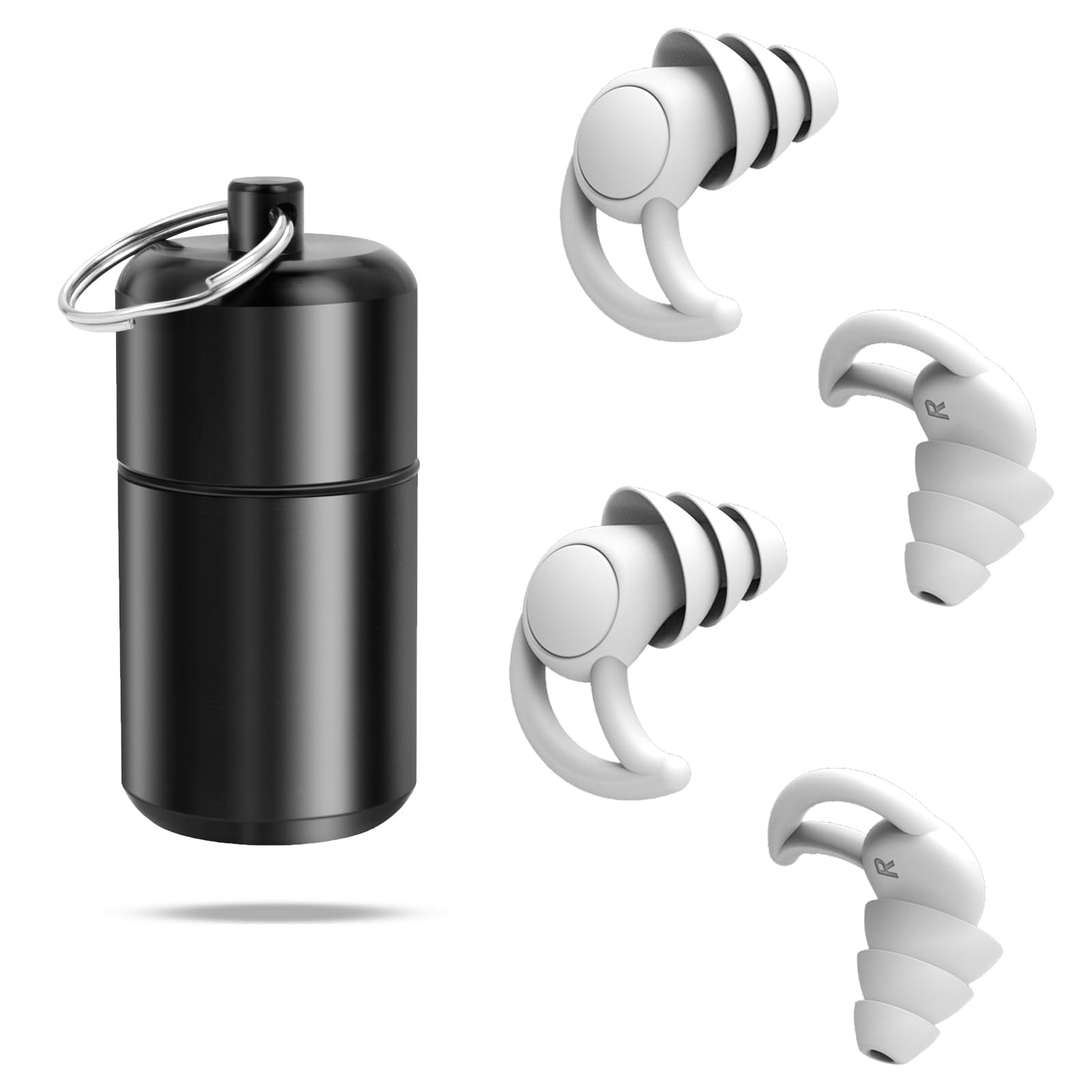 Noise Cancelling Silicone Earplugs for Sleeping