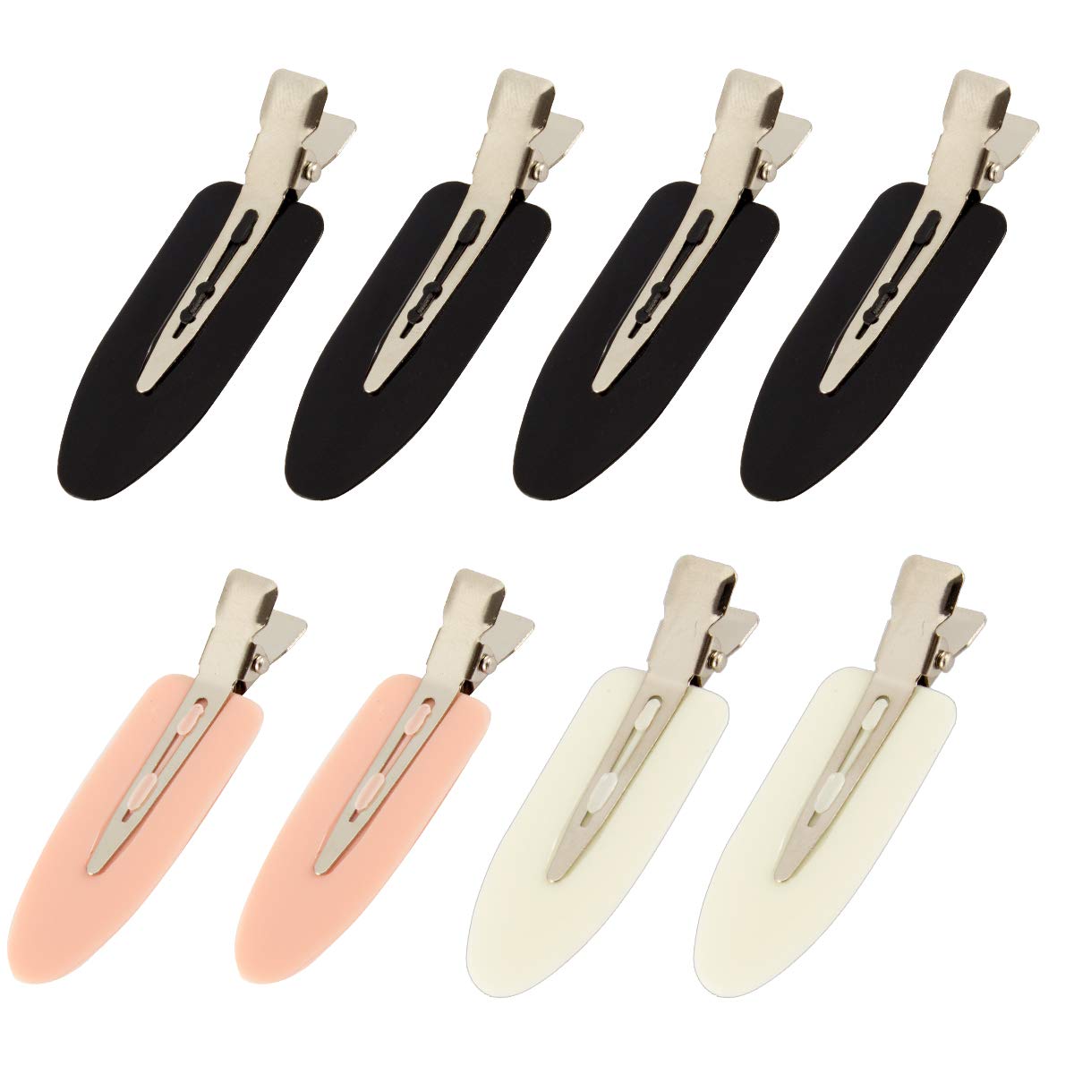 8 Pieces No bend Hair Clips- No Crease Hair Clips Styling Duck Bill Clips No  Dent