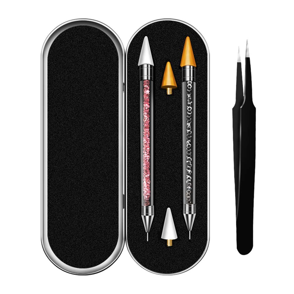 Black Friday 2 PCS Rhinestone Picker, Gem Picker Tool Wax Pen for