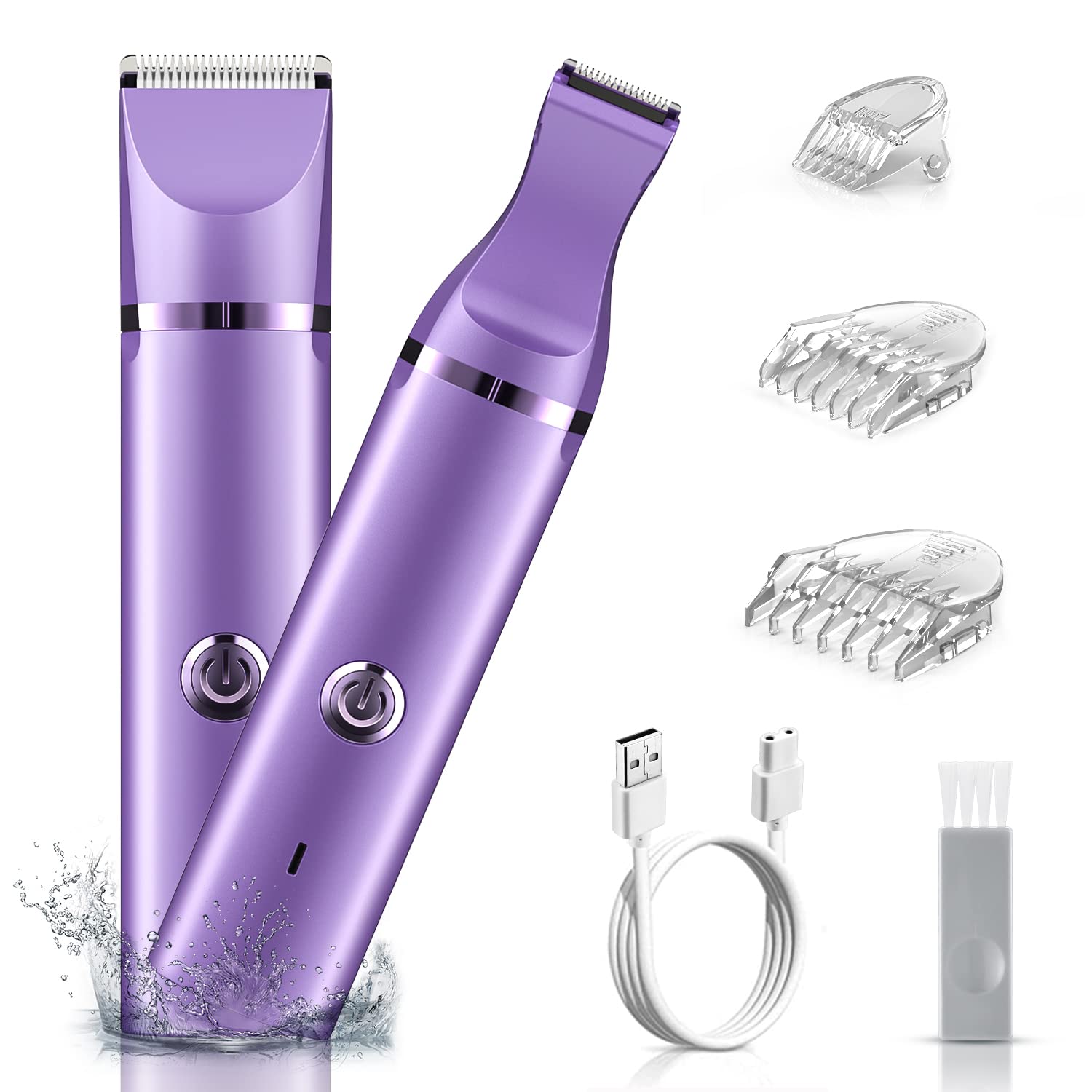 YBLNTEK Women s Bikini Trimmer 2 in 1 Electric Razors for Women