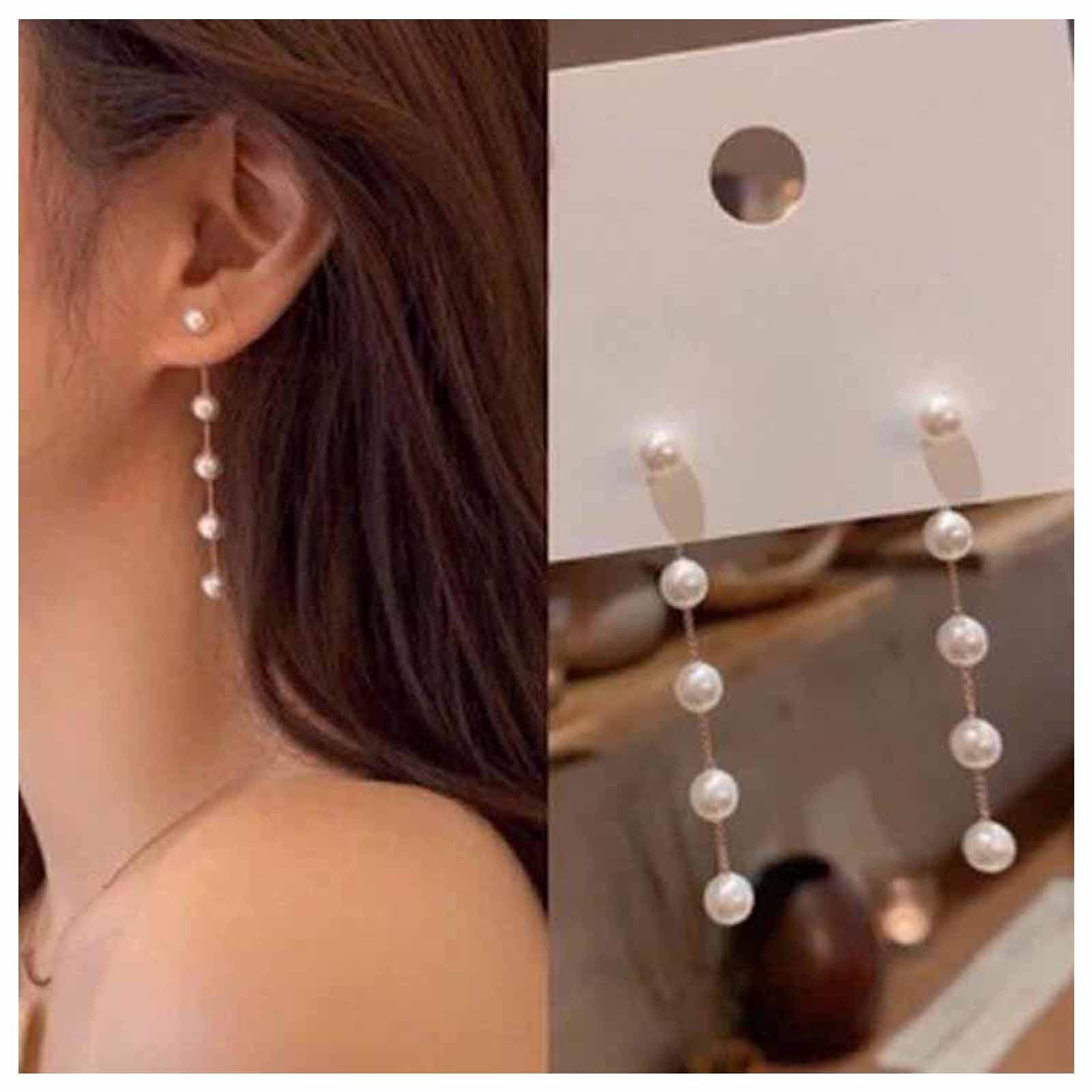 Buy Gold/Pearl Ashley Pearl Drop Earring - Forever New