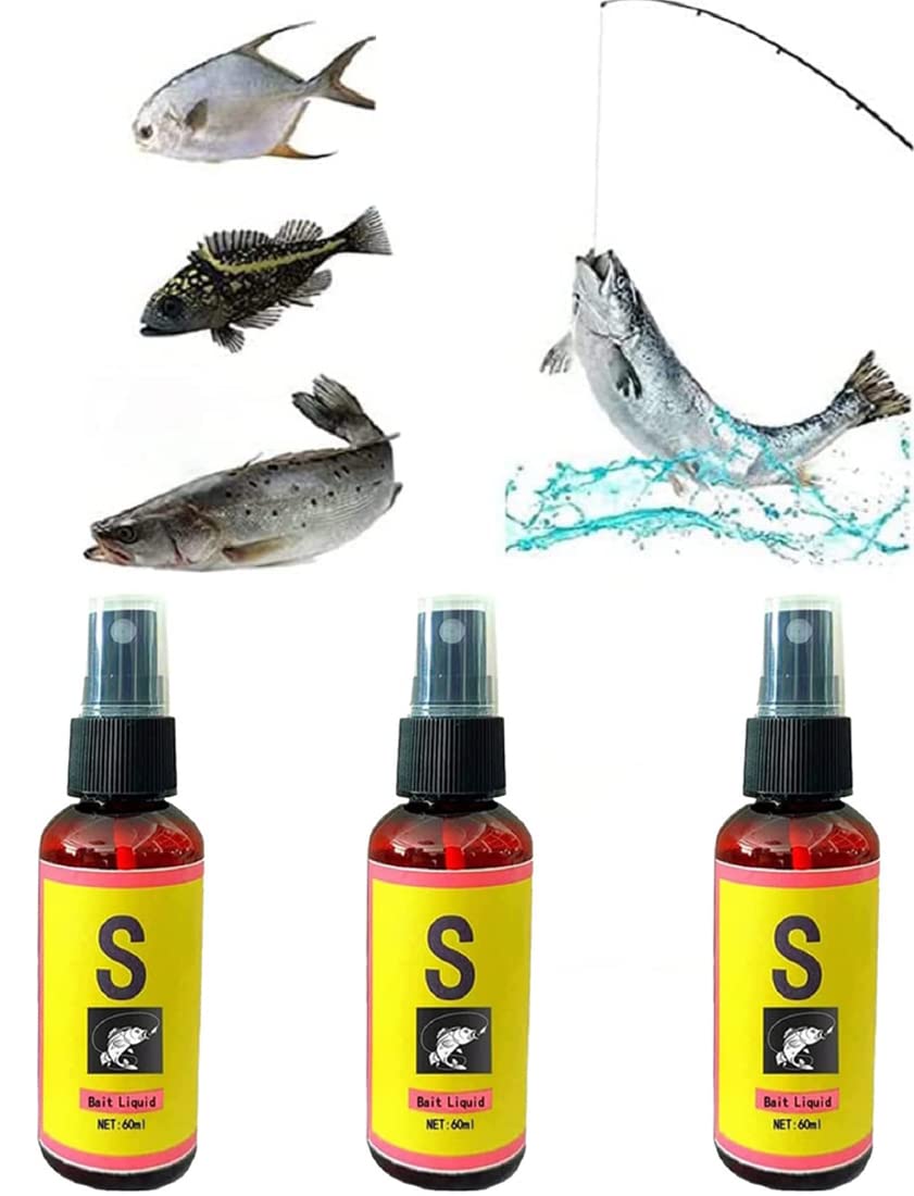 Scent Fish Attractants for Baits - 100ml Liquid Bait Scent Natural,Fishing  Liquid, Effective Bait Liquid for Fishing All Seasons, Baits and Lures for  Grass Carp and All Kinds of Fish Pochy 