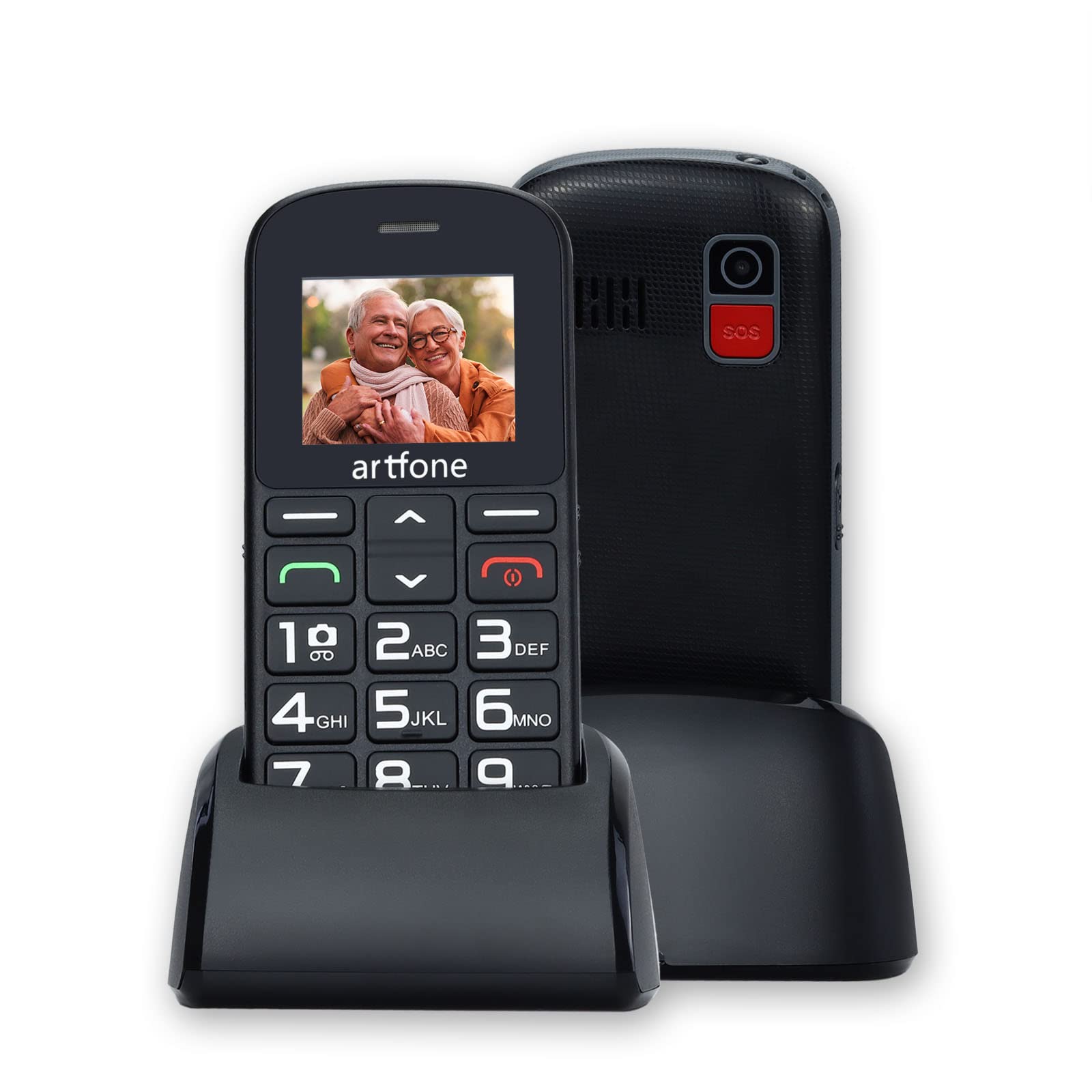 Artfone Senior Mobile Phone With Big Button Cs182 Black