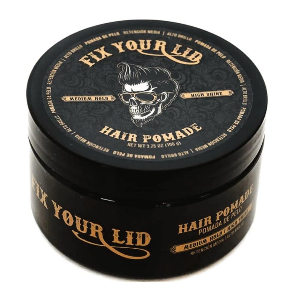 Fix Your Lid Hair Pomade for Men 3.75 oz Water Based Medium Hold