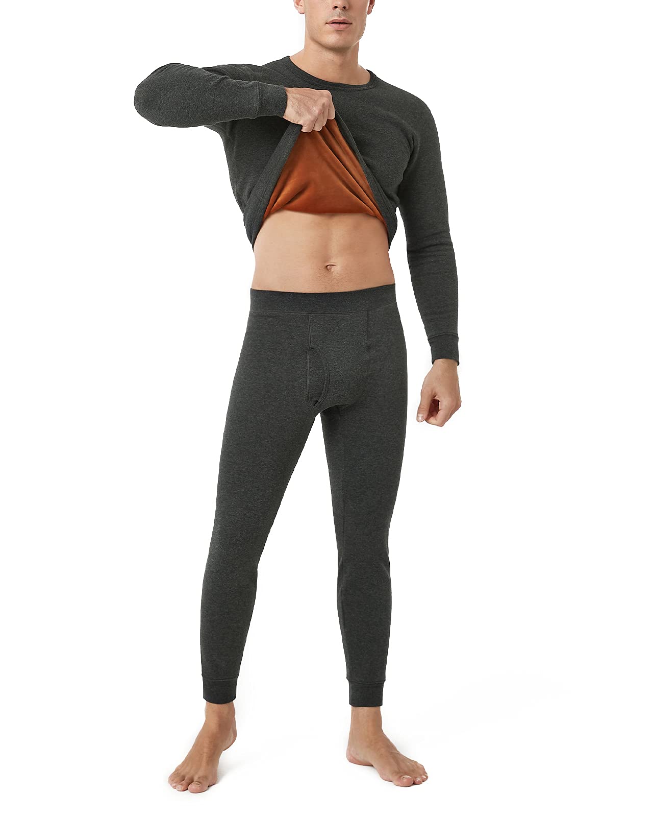 LAPASA Women's Thermal Underwear Set Fleece Lined Long Johns Top & Bottom  Soft Base Layer Light/Mid/Heavy Weight L17/ L41/L44