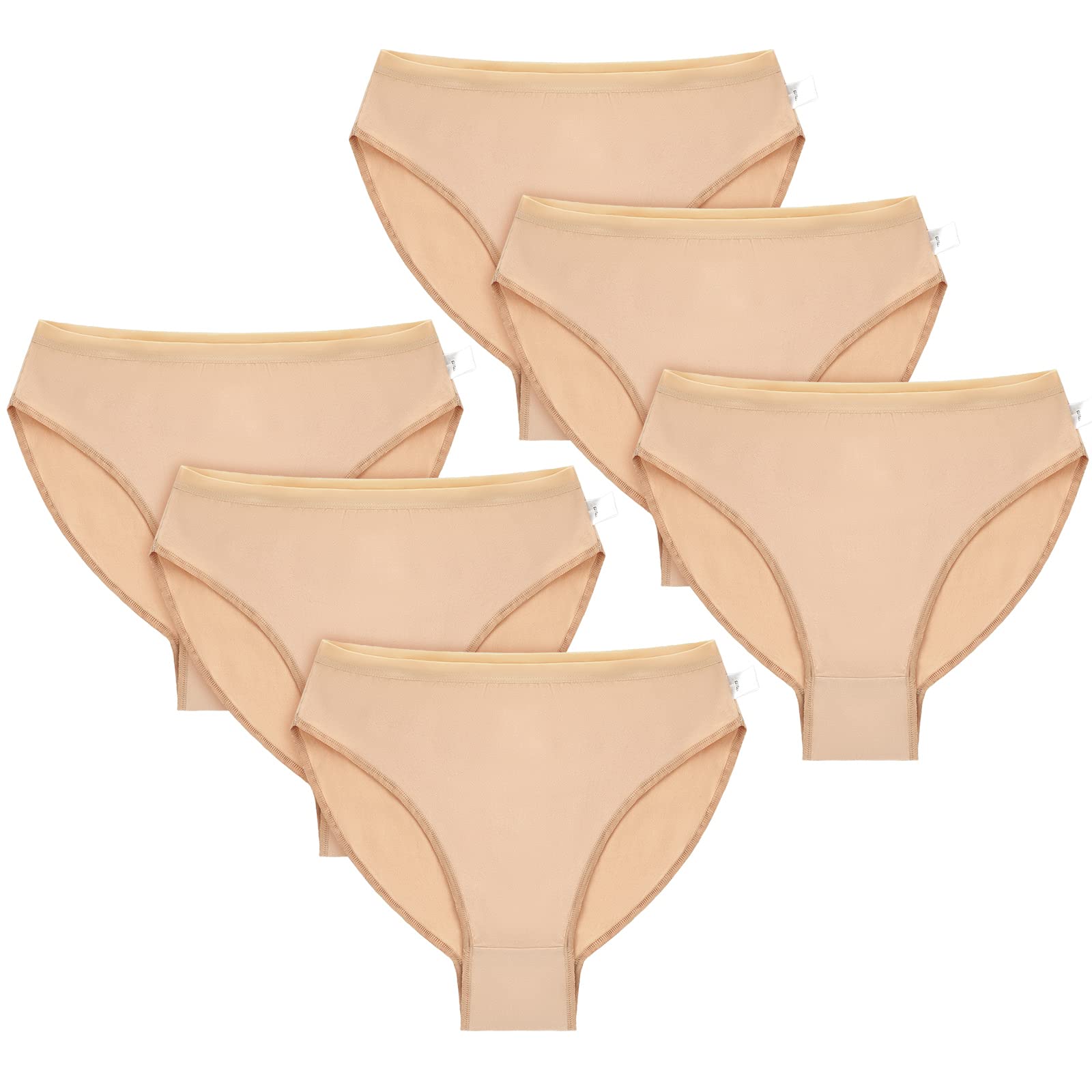 Ladies Cotton Panties - 6 Pieces