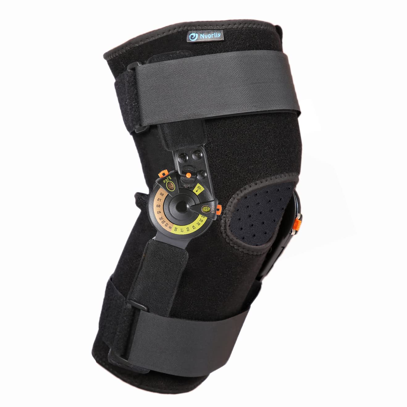 Post Op Knee Support Brace for Men Women, Hinged ROM Knee Immobilizer Knee  Leg Brace Orthopedic Patellar Stabilizing Locking Knee Brace for ACL