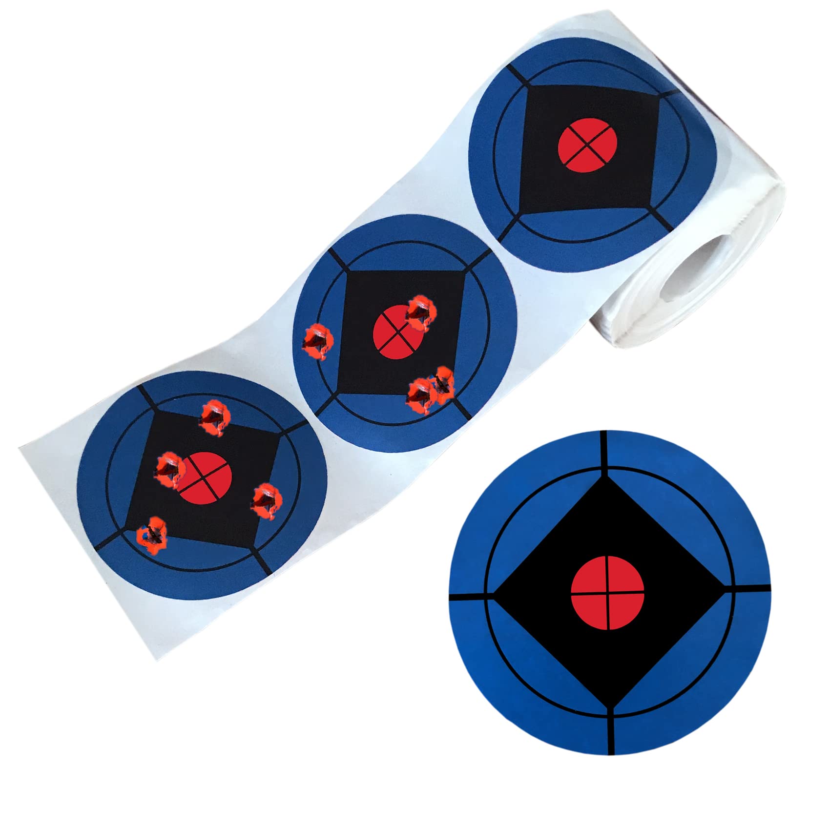 Splatter Targets | 3 inch Target Stickers | 250 Targets - Instantly See  Your Shots Burst Bright Red Upon Impact!