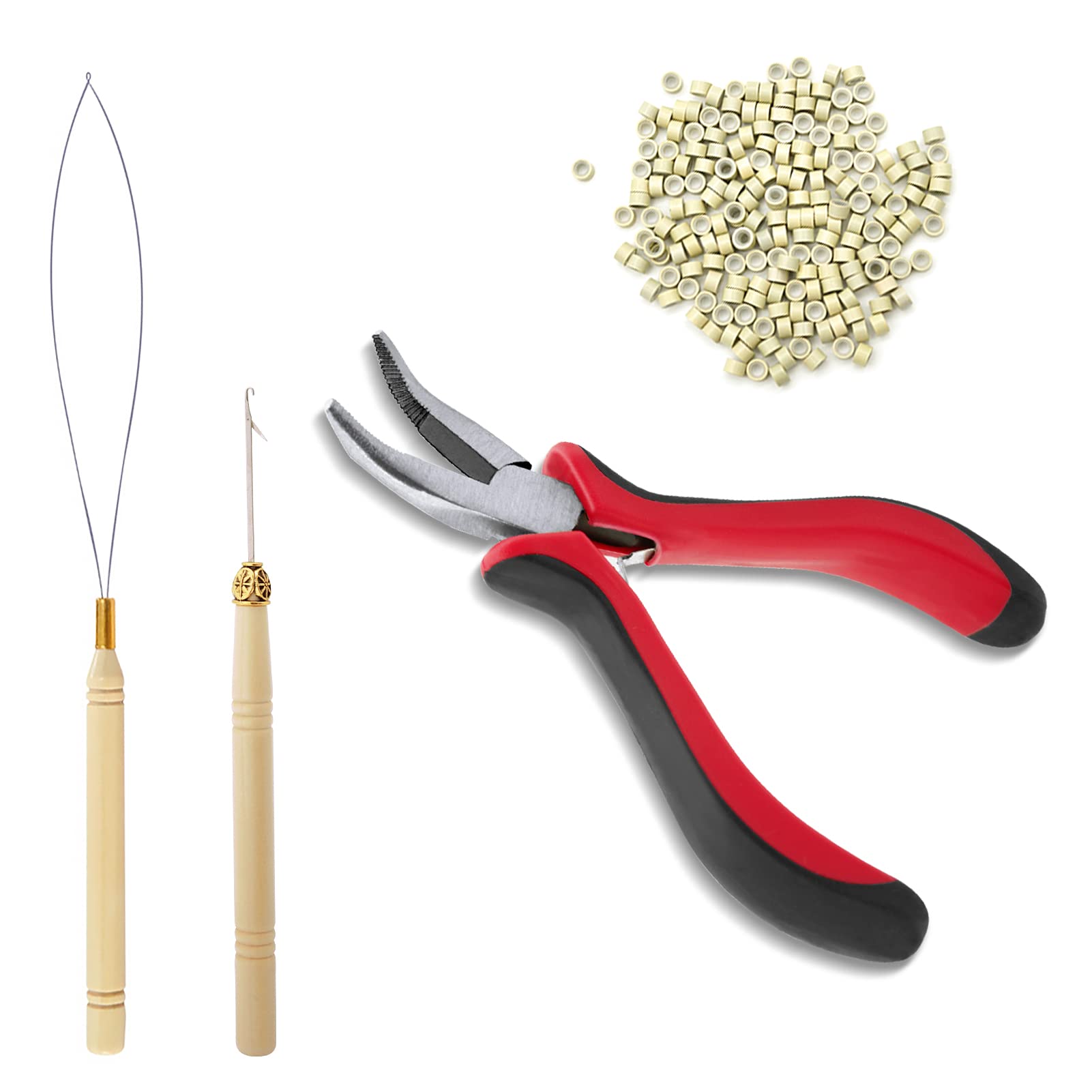 Buy Hair Extension Tools, Hair Extension Pliers With Cutter, Hair