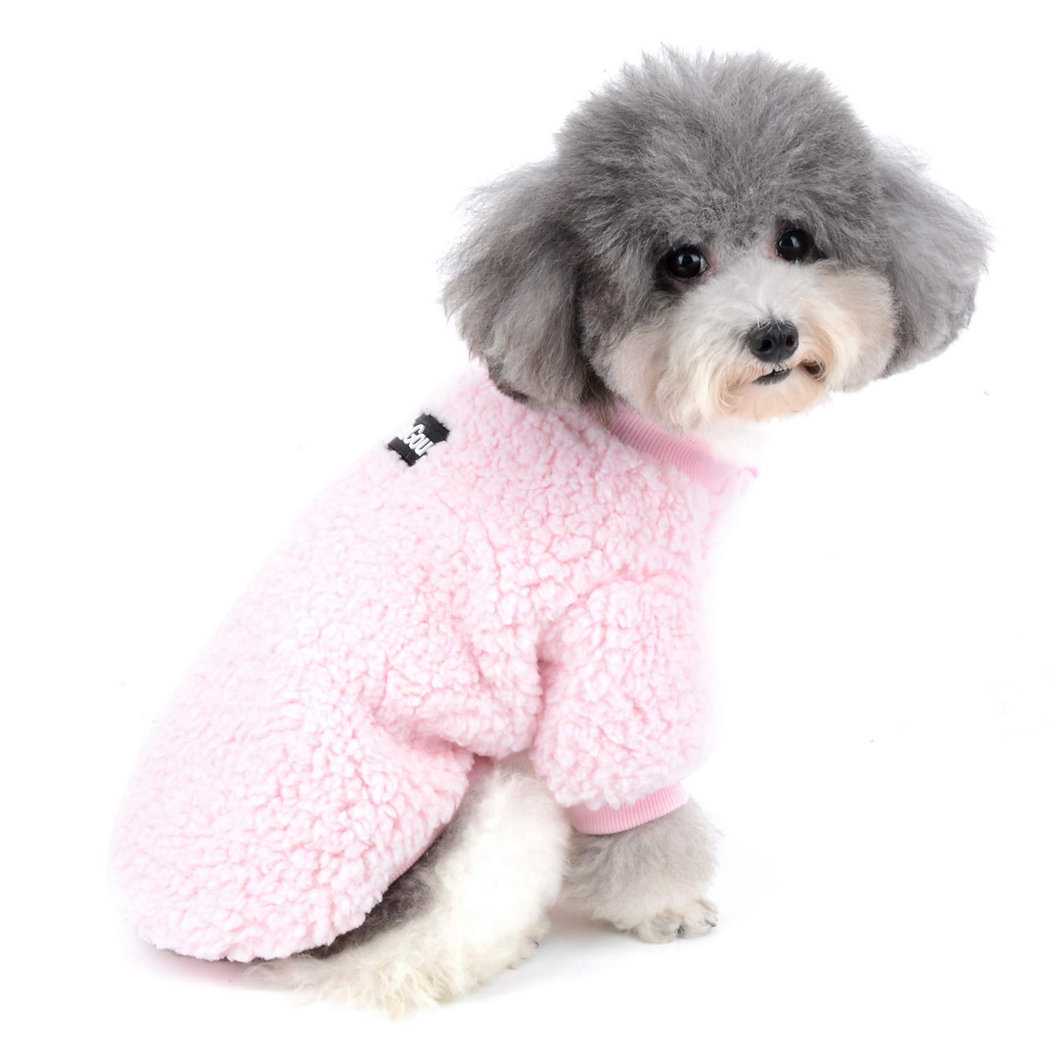 Zunea Small Dog Sweater Coat Winter Fleece Puppy Clothes Warm
