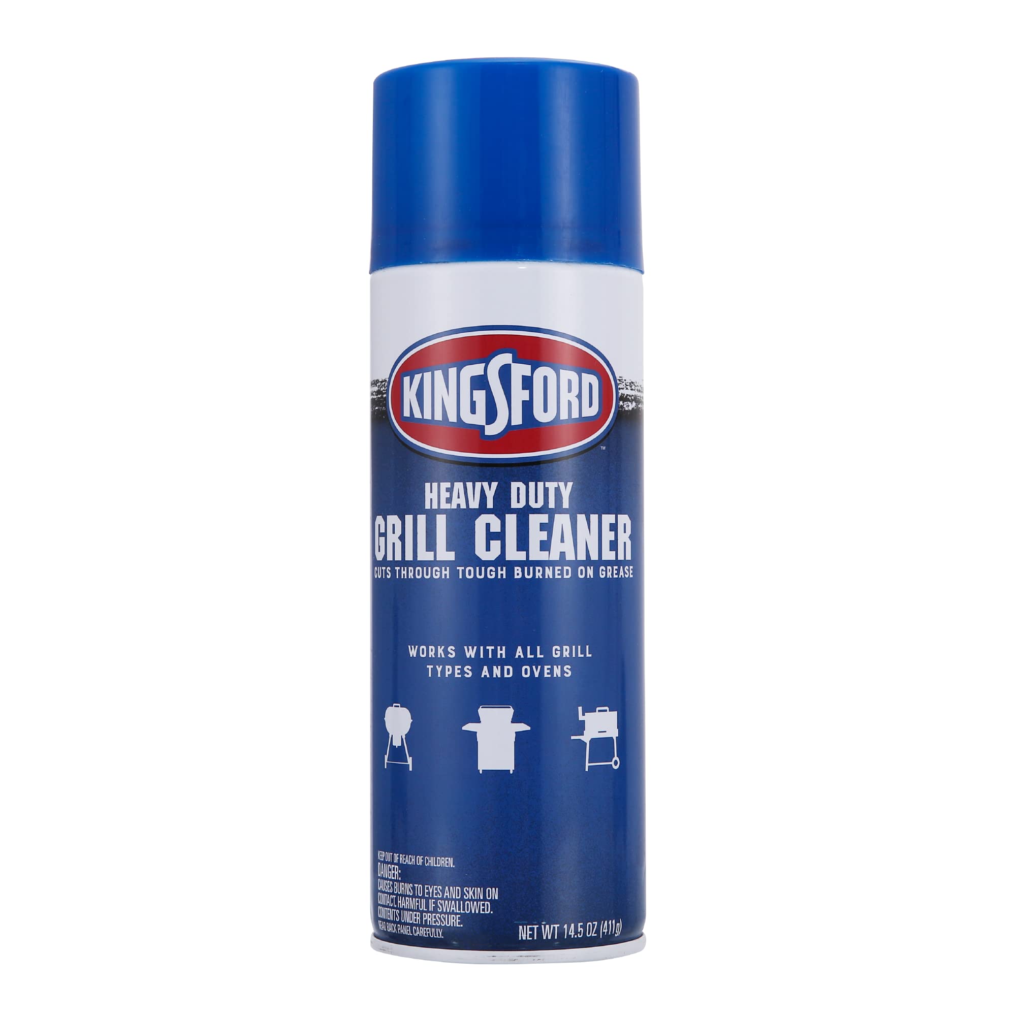 Kingsford Heavy Duty Spray-On Grill Cleaner Aerosol | Cuts Through Grease  and Grime on Contact | Makes Grill Cleaning Effortless, Great for Grills or