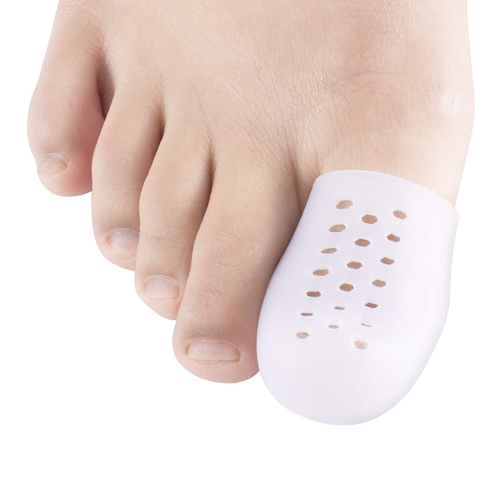 Silipos Toe Caps - Fabric and Gel Pad Toe Protector - Simply Medical