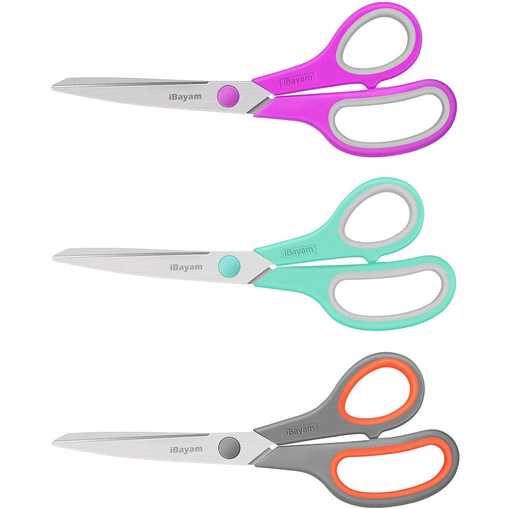 Kitchen Scissors, iBayam Heavy Duty Kitchen Shears, 2-Pack 9 Inch  Dishwasher Safe Come Apart Food Scissors, Multipurpose Stainless Steel  Sharp Cooking