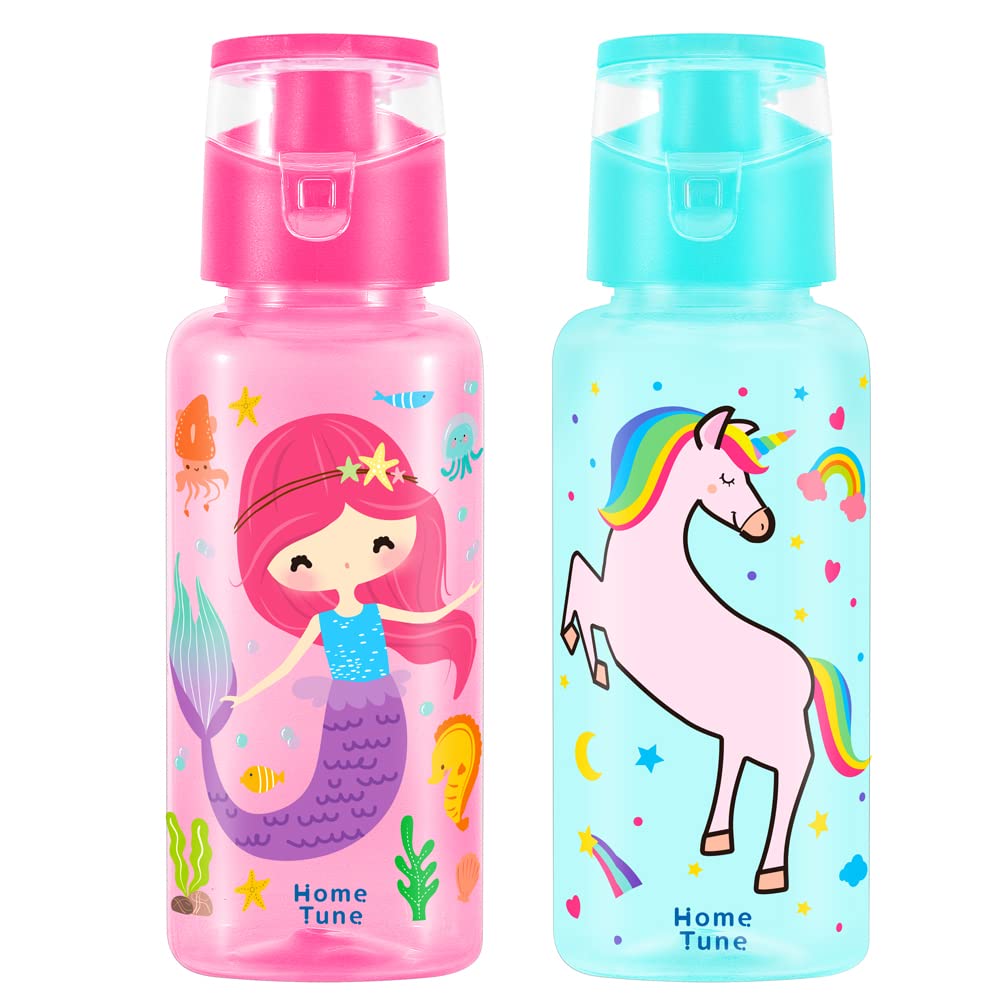  Home Tune Cute Water Bottle for Kids Girls Boys, BPA