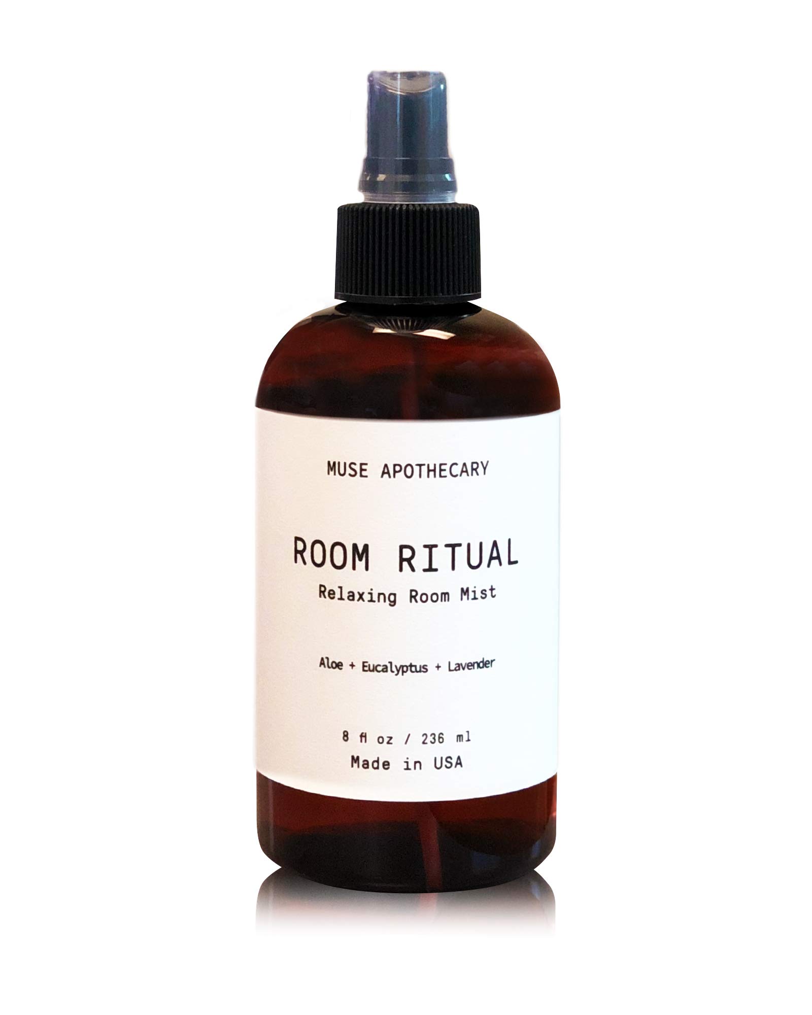 Muse Bath Apothecary Room Ritual - Aromatic and Relaxing Room Mist, 8 oz,  Infused with Natural Essential Oils - Aloe + Eucalyptus + Lavender Aloe +  Eucalyptus + Lavender 8 Ounce (Pack of 1)