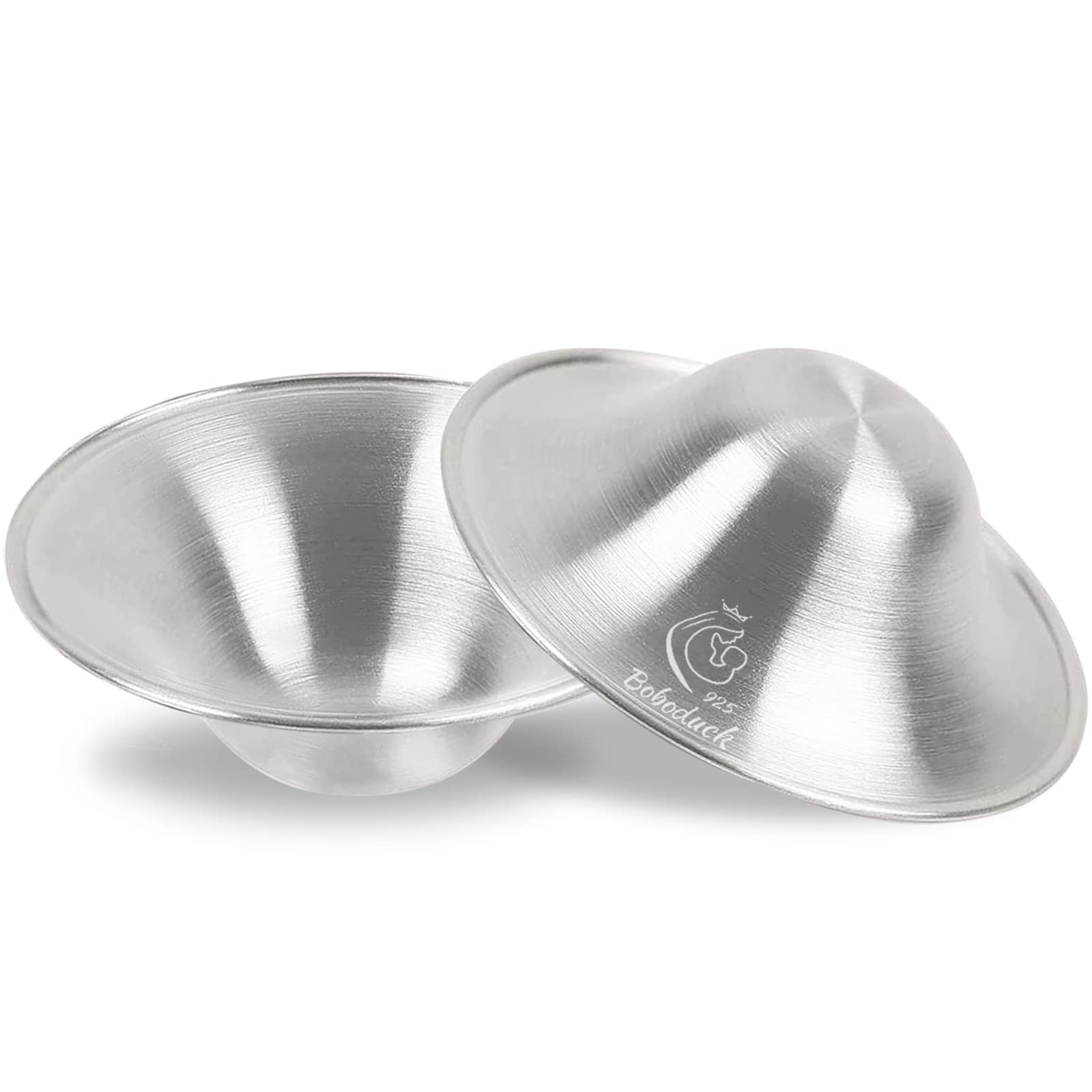 the Original Silver Nursing Cups, s Metal Nipple Covers for Breastfeeding,  Nursi