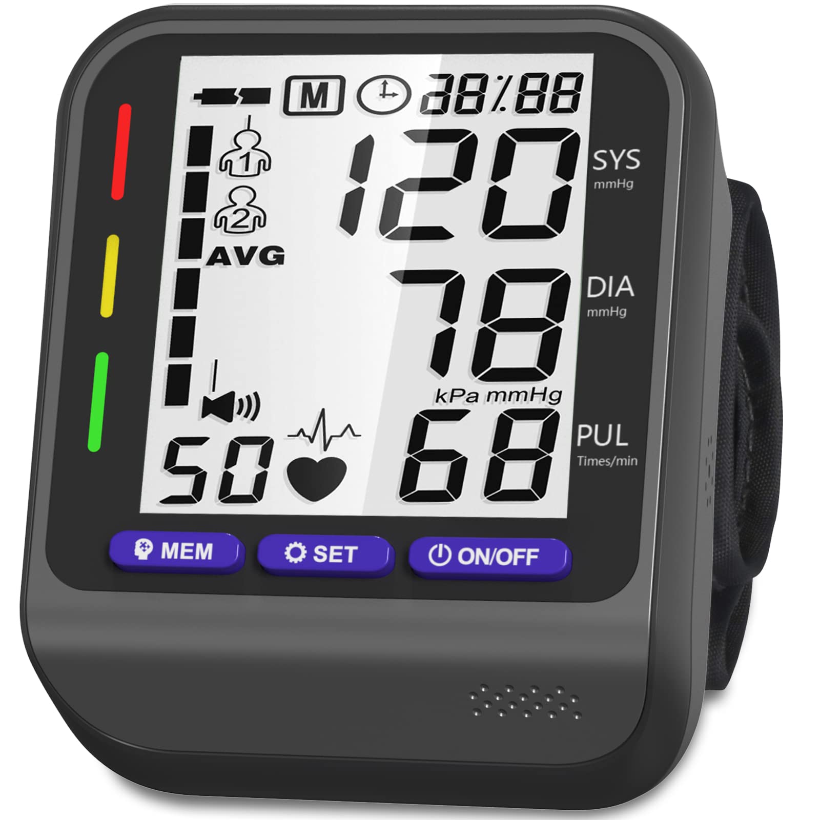 Blood Pressure Monitor Aleshon Wrist Blood Pressure Monitor With