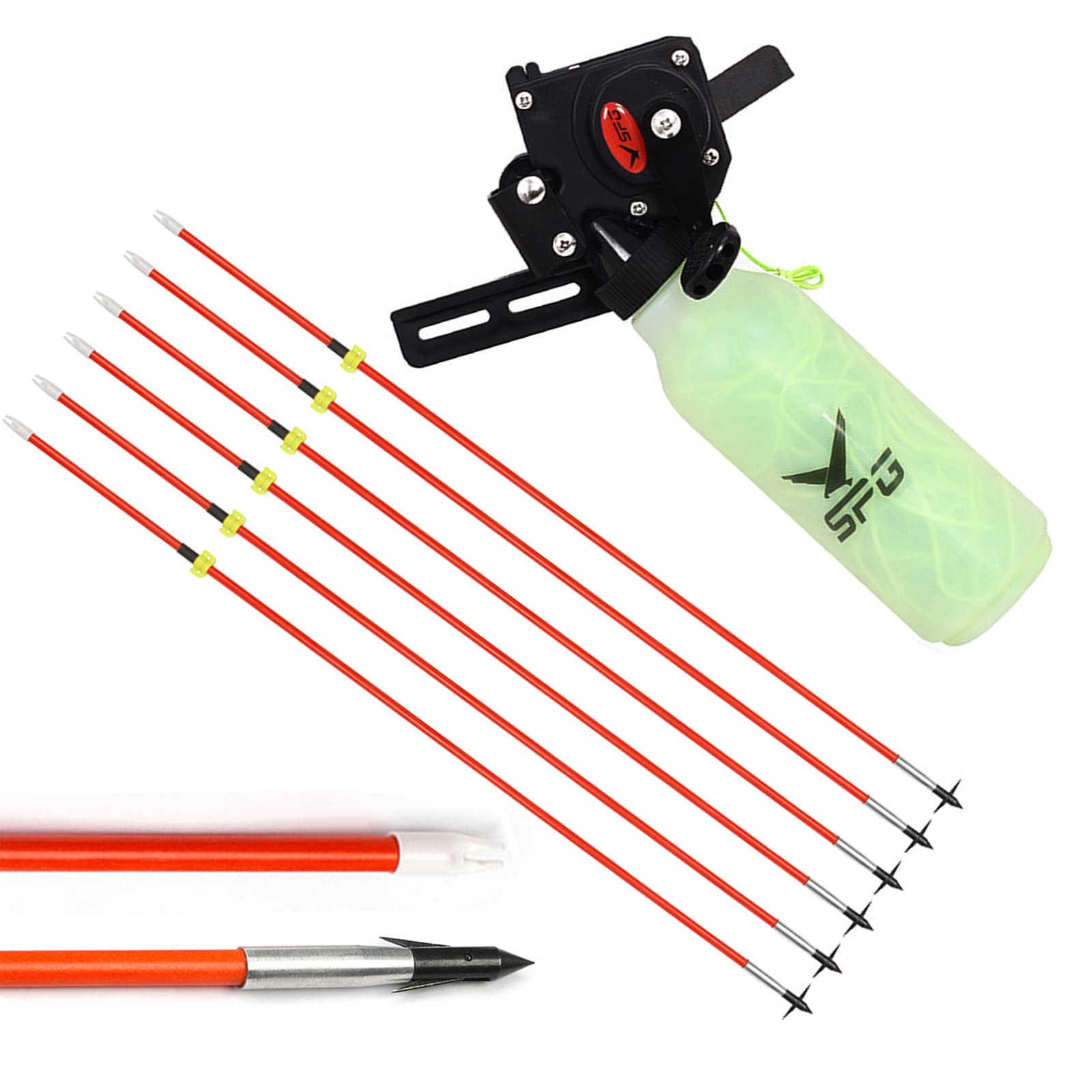 Black Bow Fishing Arrows/Hunting Fish Arrow with Fishing Broadhead