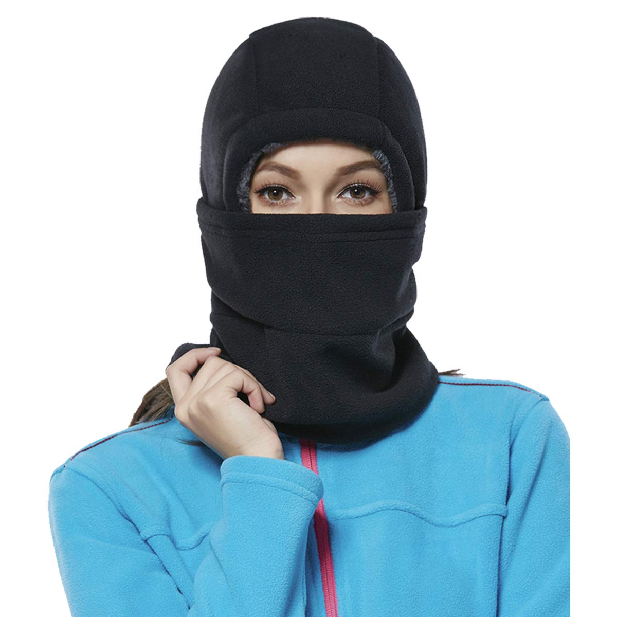 Men Women Kids Winter Fleece Balaclava Hat Beanie Snow Ski Neck Face Mask  Hood 