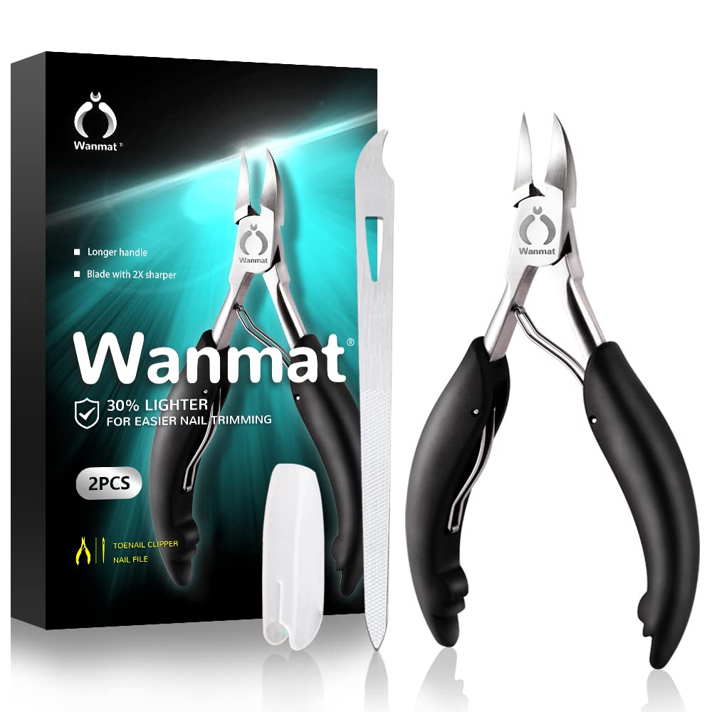 Toenail Clippers, Nail Clippers for Thick or Ingrown Nails Long Handle  Fingernail Clippers Nail Cutter Toe Nail Clipper Surgical Grade Stainless  Steel