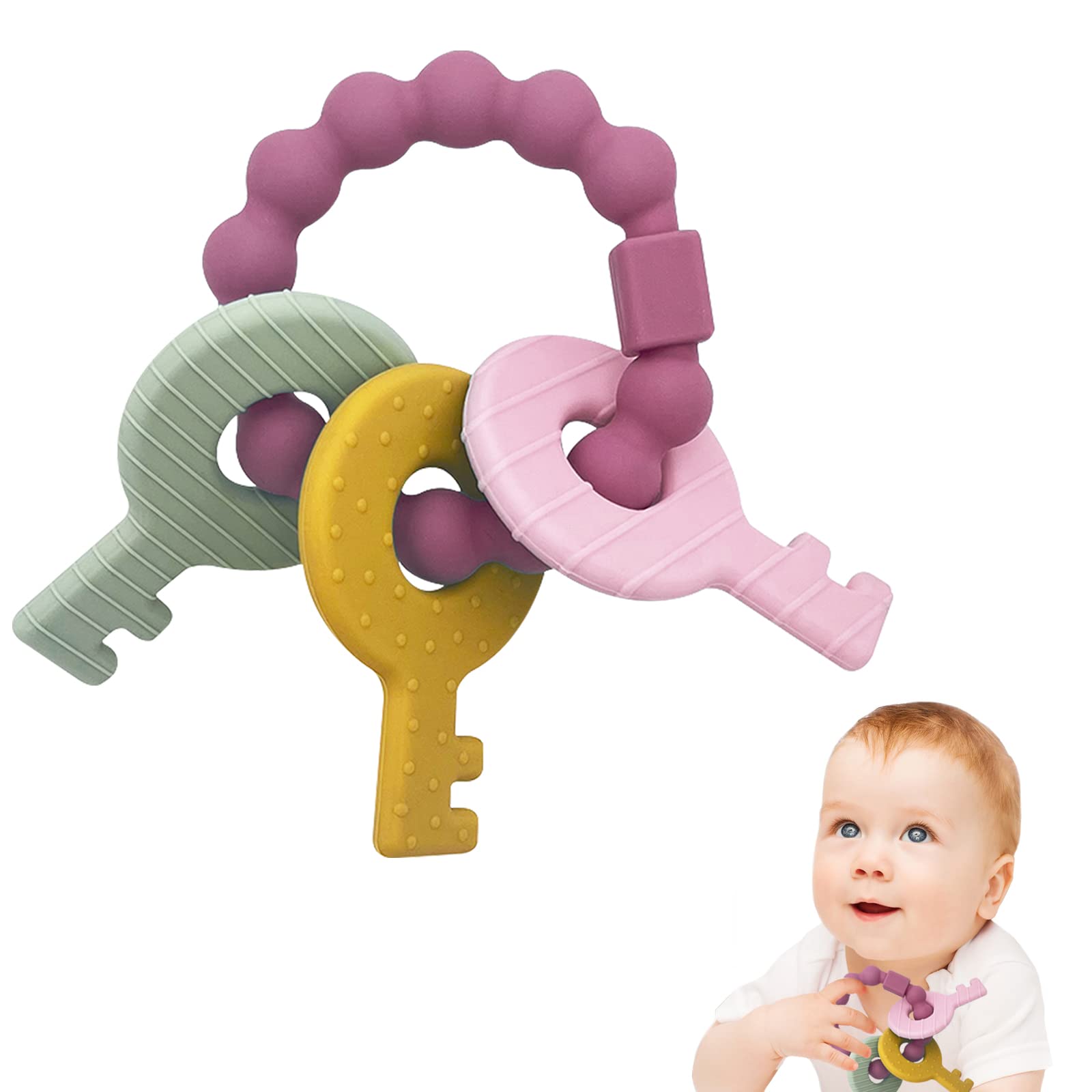 Soft and Highly Effective Fish Teether Ring - China Baby Teething Toys and  Baby Silicone Teether price