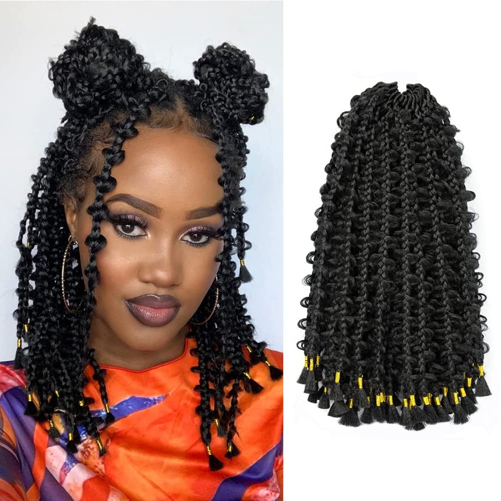 5 Packs 24 Inch Butterfly Box Braids Crochet Hair Nigeria