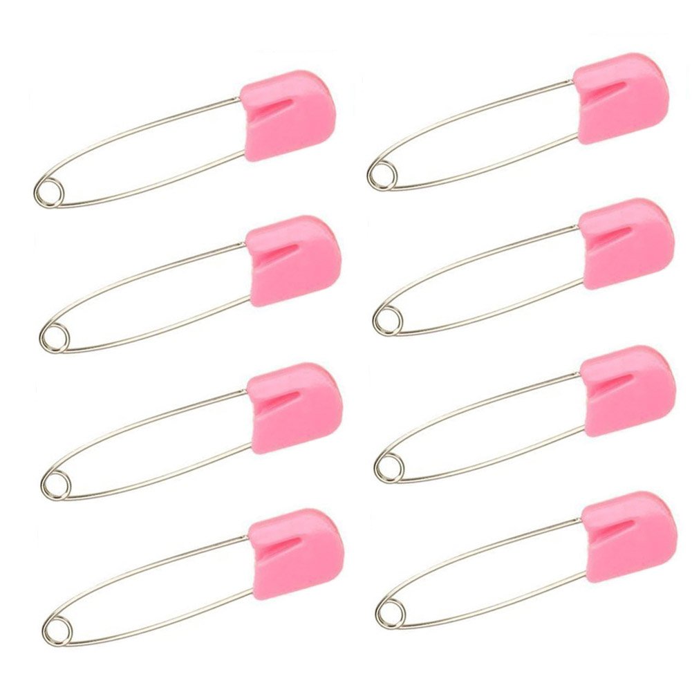 AEXGE Plastic Head Baby Safety Pin Diaper Pins 1.5inch Cloth Nappy