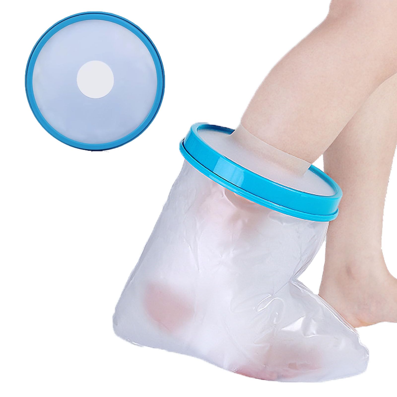 HBINGL 1 Pcs Waterproof Foot Cast Cover for Shower& Bath Cast Cover Foot  for Shower Cast Protector Keep Cast Bandage Dry Watertight Cast Bag for  Wound Foot Ankle Orthopedic Boot-Adult Foot.