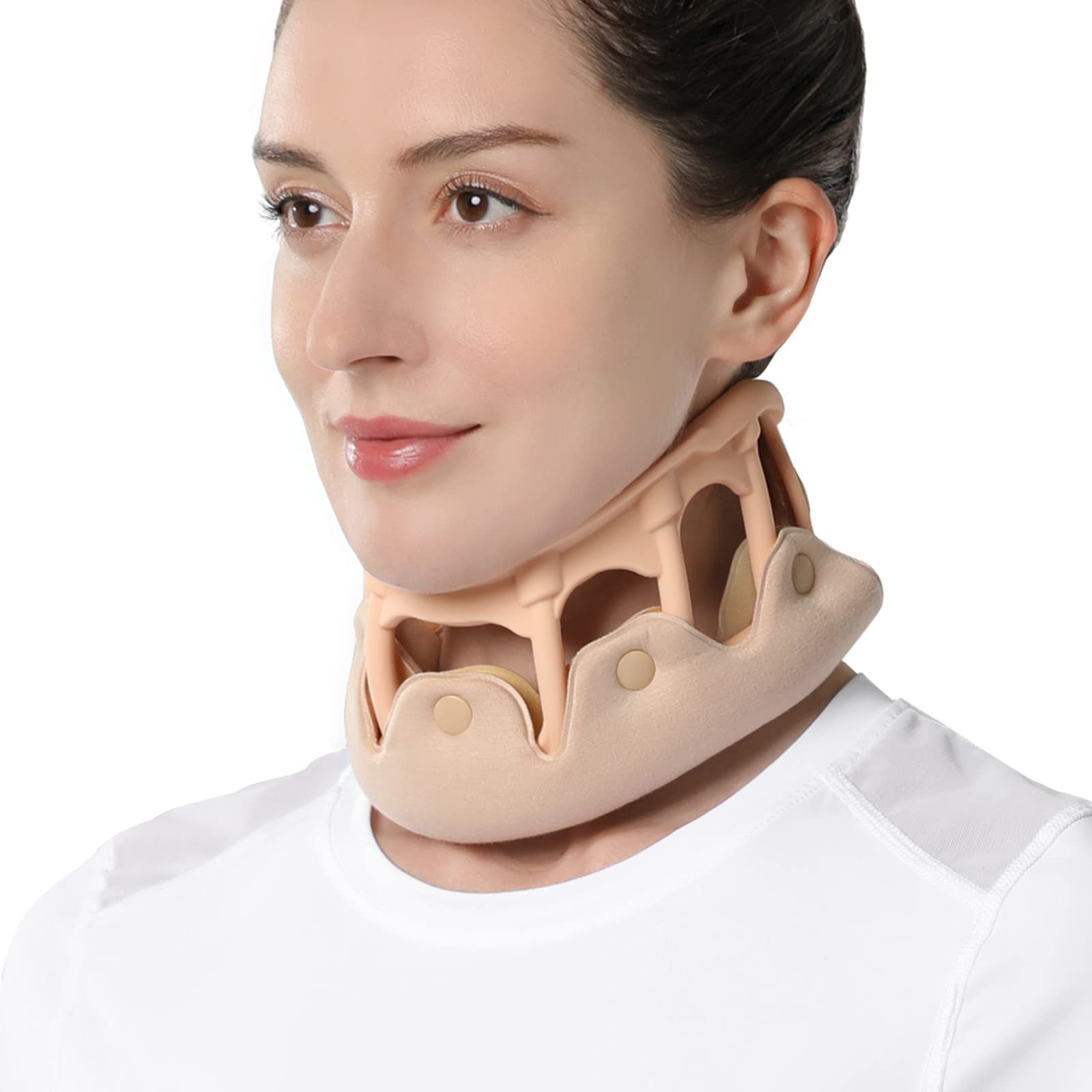 VELPEAU Neck Brace - Silicone Cervical Collar Support for Neck