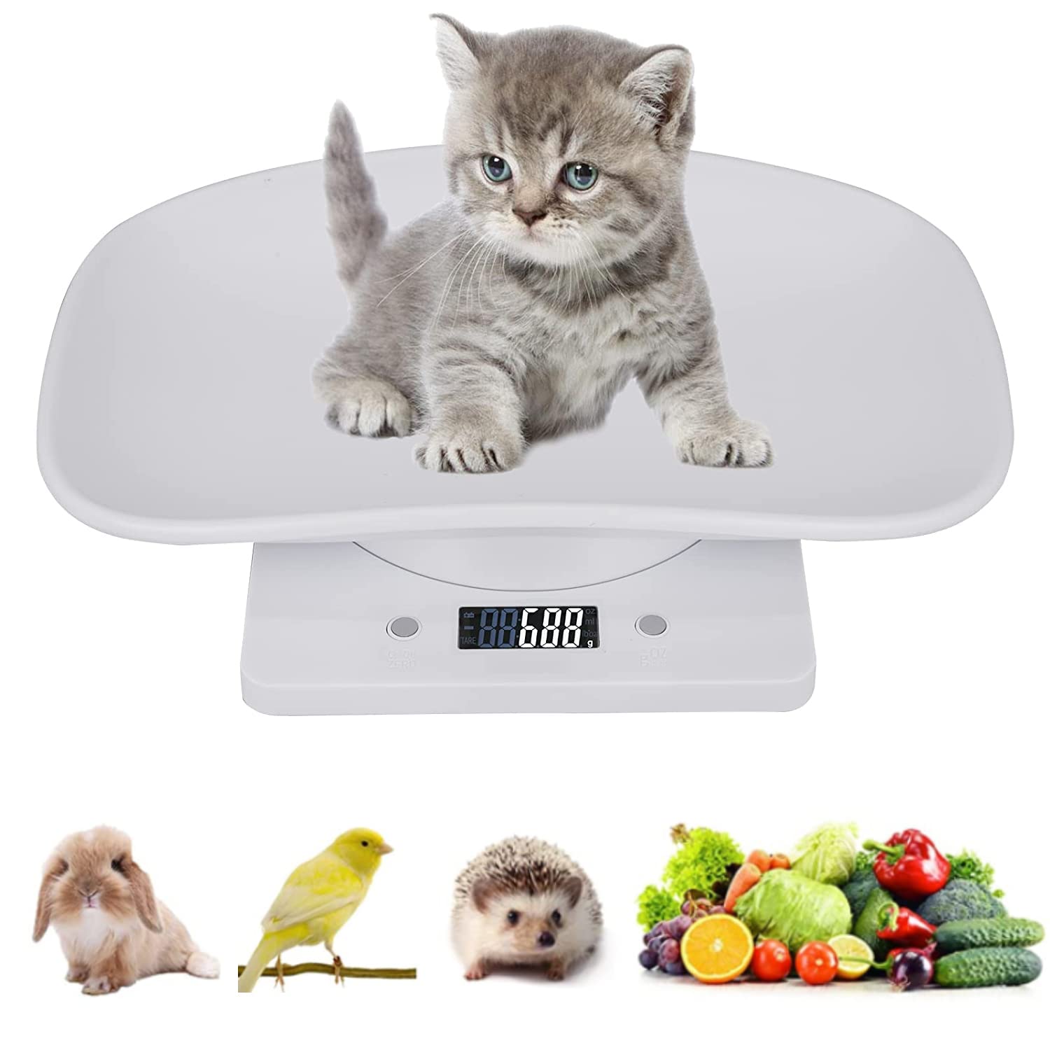 10kg Digital Weighing Scales For Puppy Cat Pet Electronic Scale LCD Display