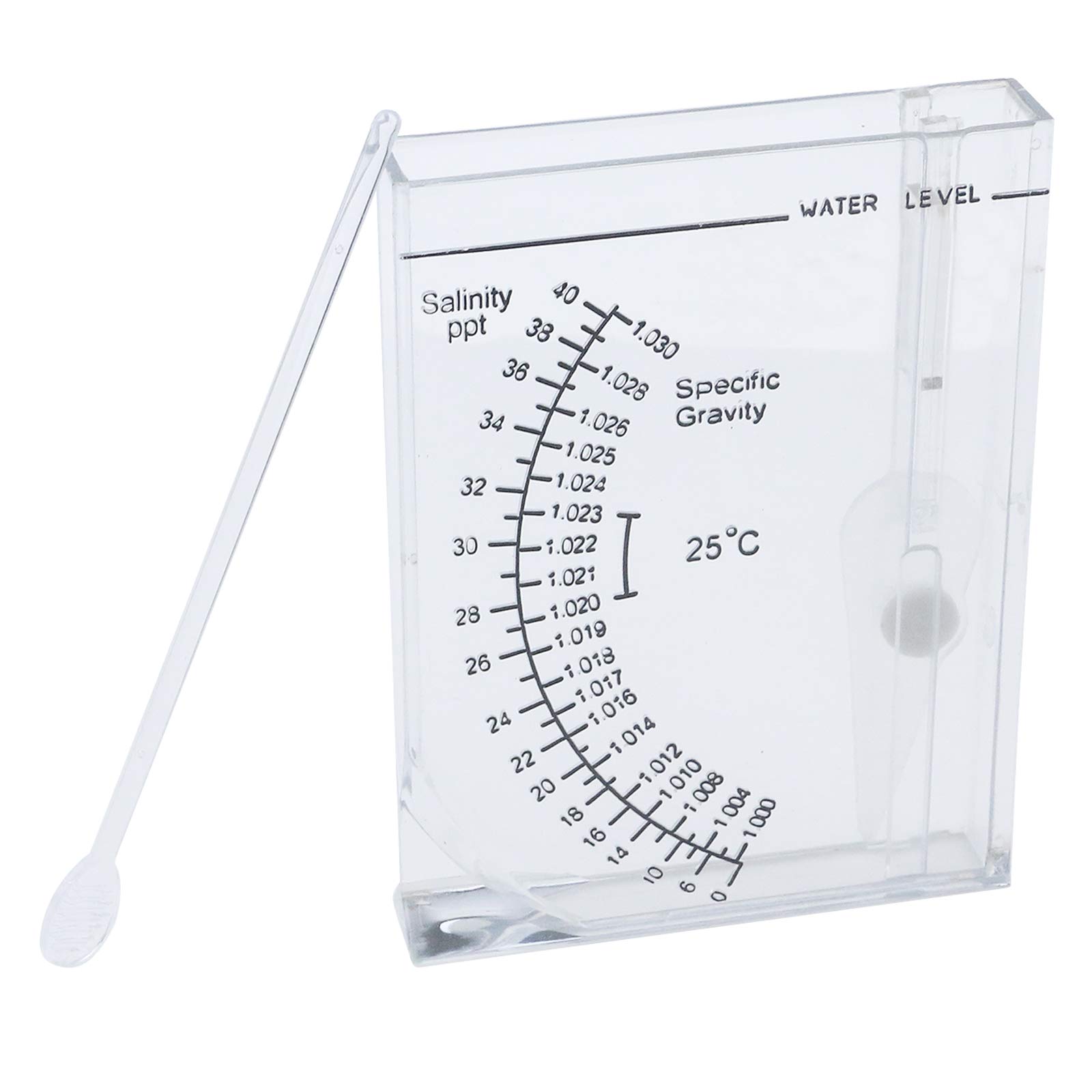 Semetall Salinity Tester Transparent Acrylic Aquarium Sea Hydrometer