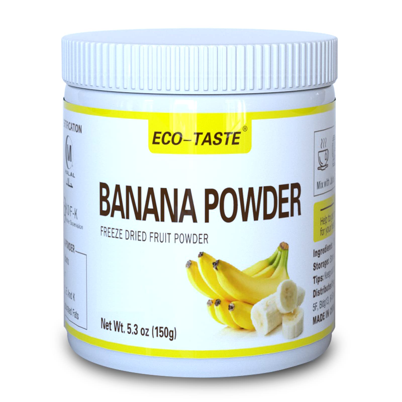 Organic Banana Powder, 250 g - Purasana - VitalAbo Online Shop Europe