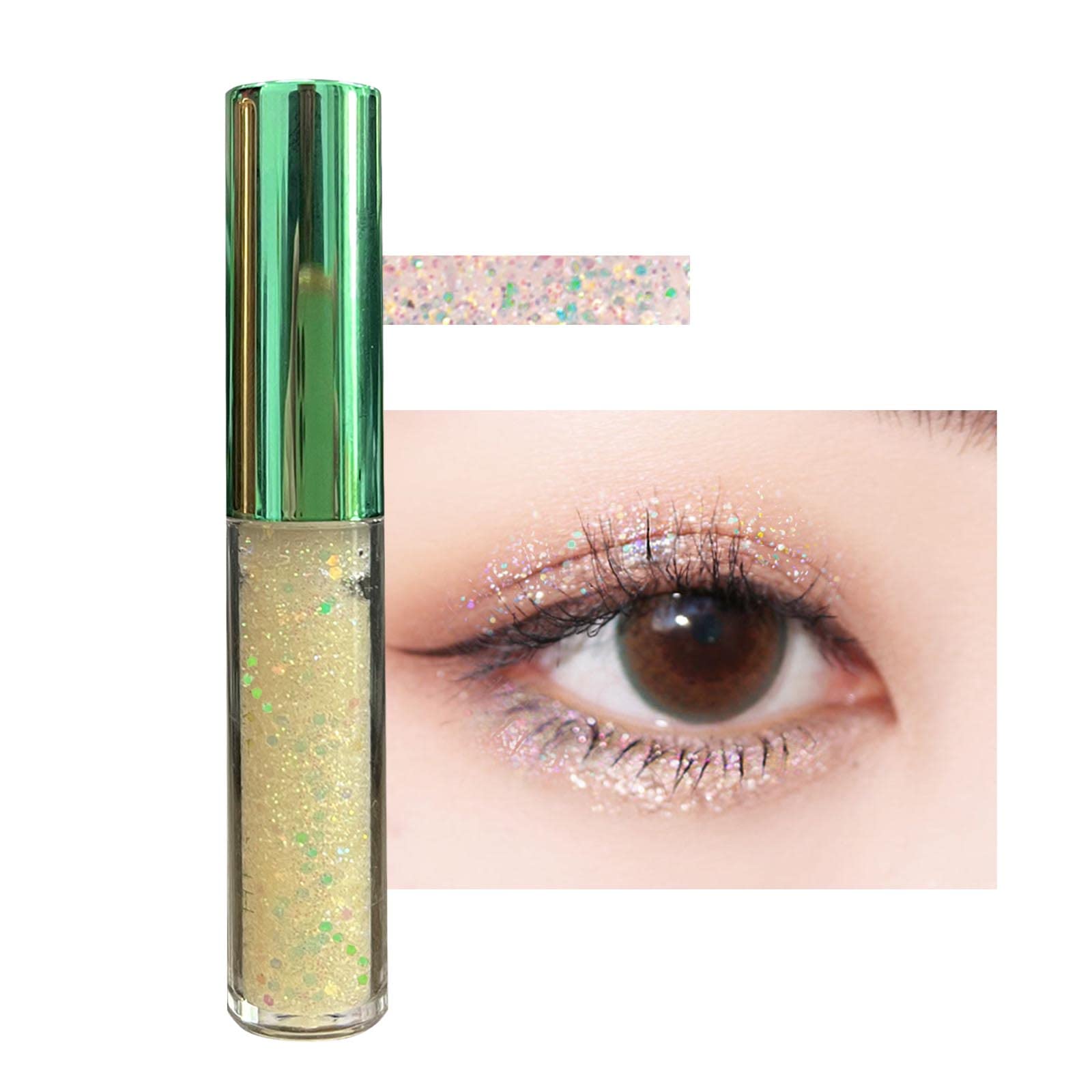 Pigmented Glitter Eyeshadow Easy To Apply, Loose Glitter Glue For