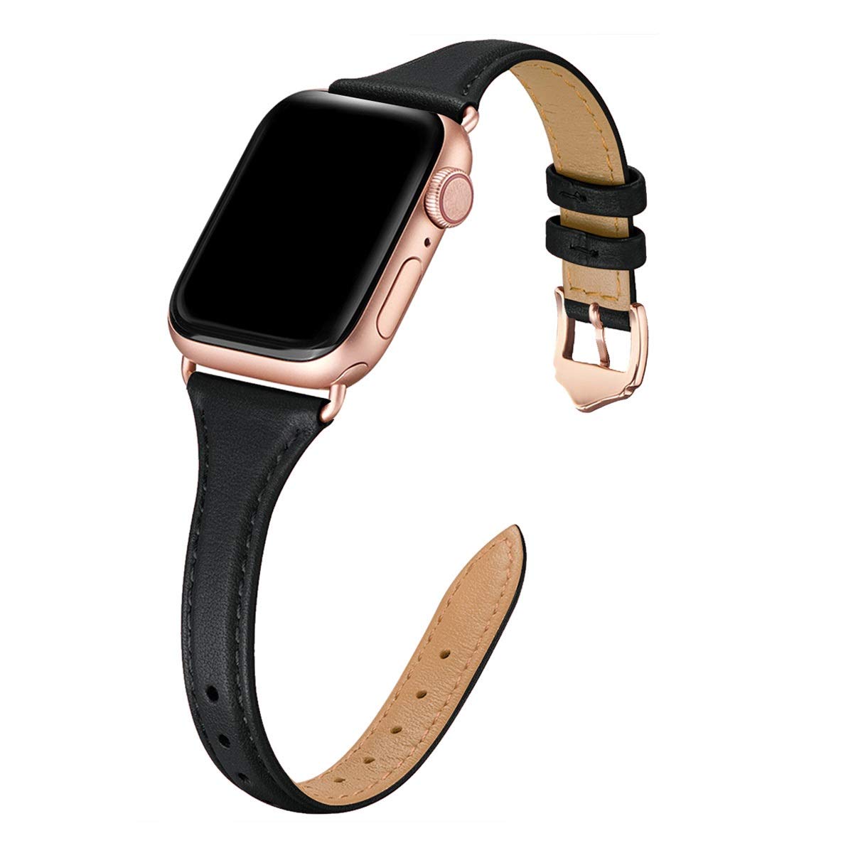 Leather Strap for Apple Watch Band 45mm 44mm 40mm 41mm 42mm 38mm