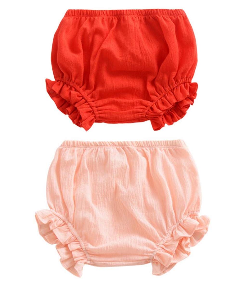 2Pcs Baby Girls Pants Diaper Cover Bloomers onths 
