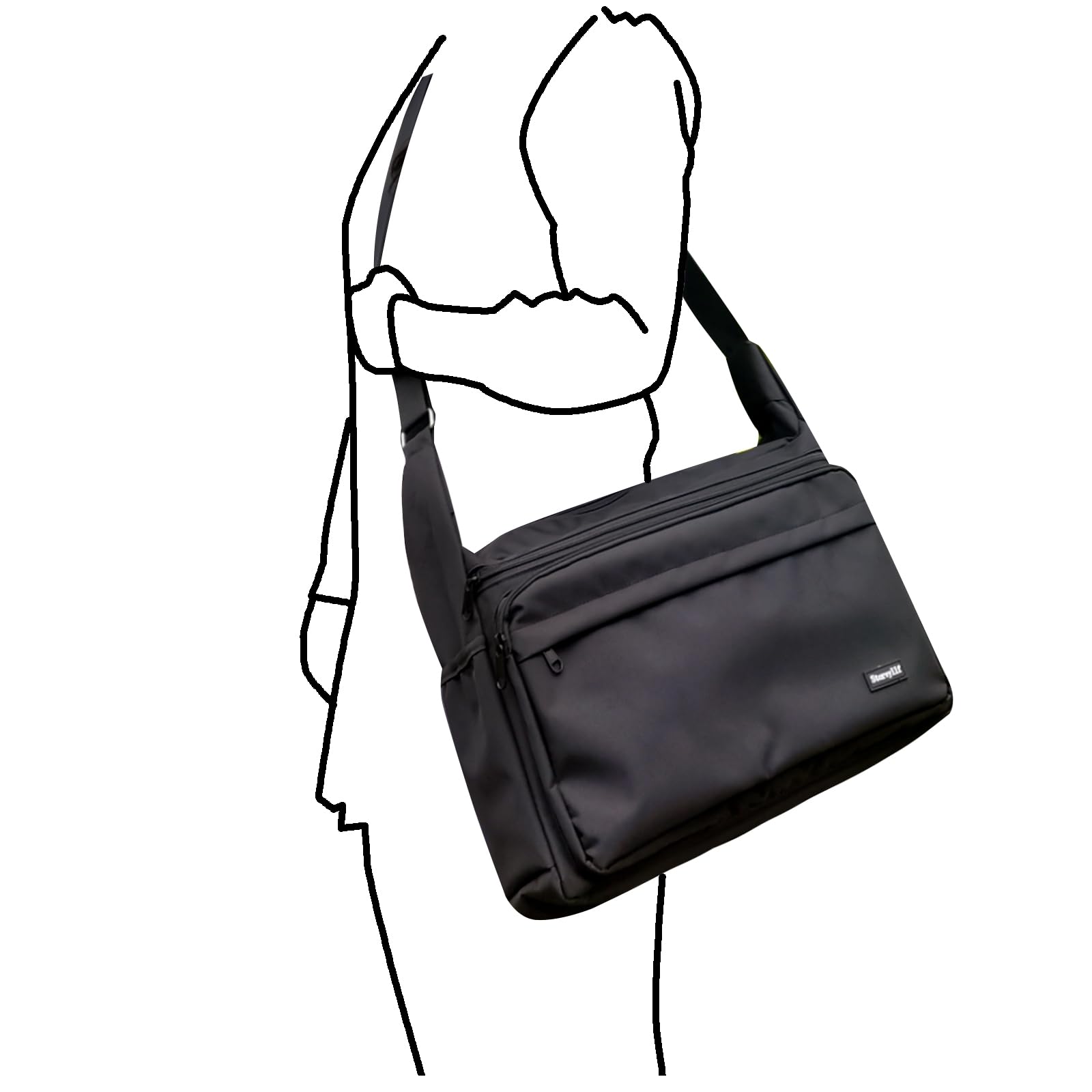 Storvyllf One Strap Backpack for Men,Large Shoulder
