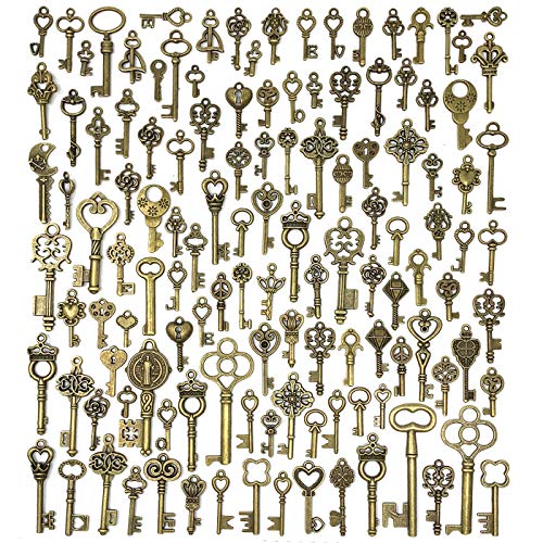 Brass Skeleton Key Set