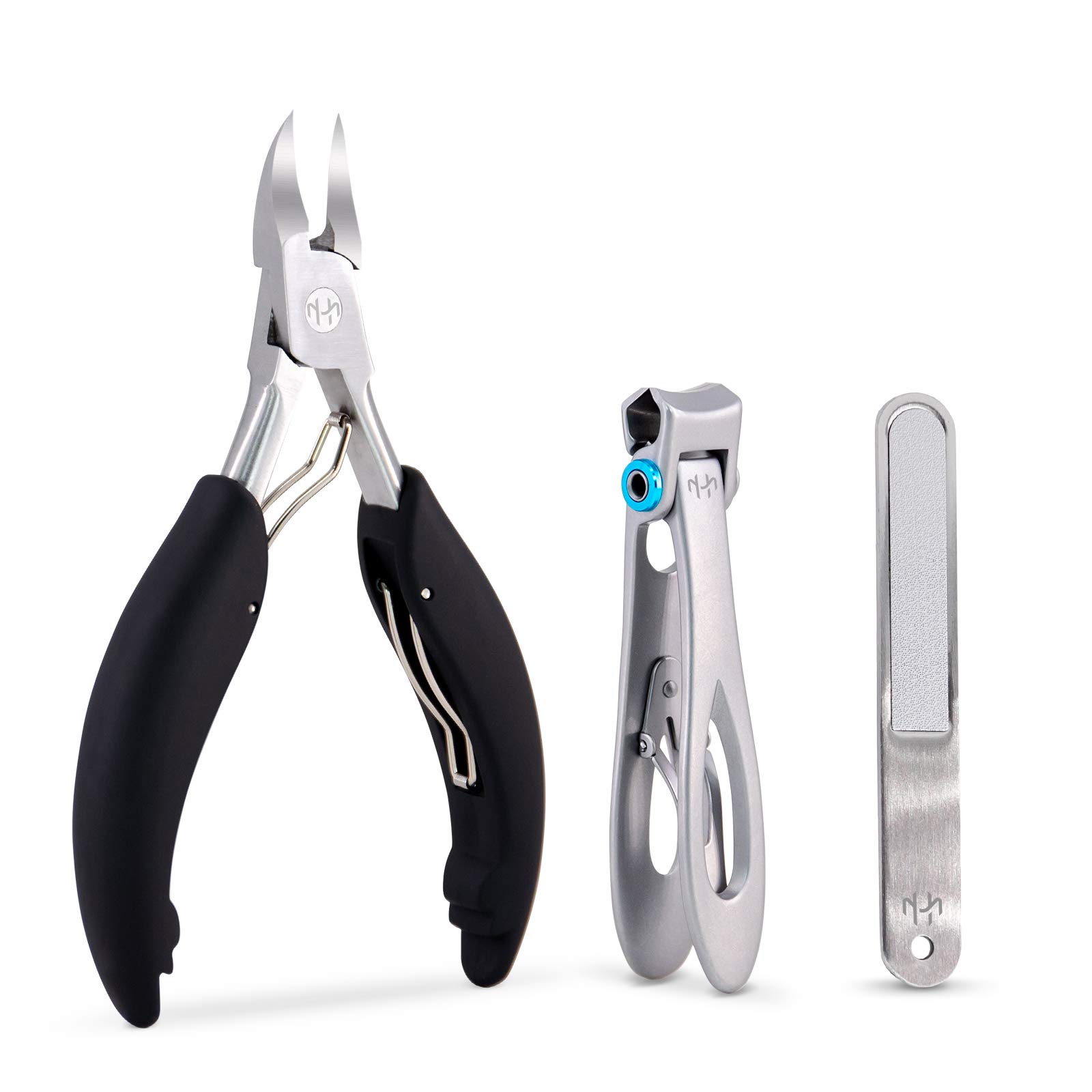 Nail Clippers, Heavy Duty Toe Nail Clipper Set For Thick Nails
