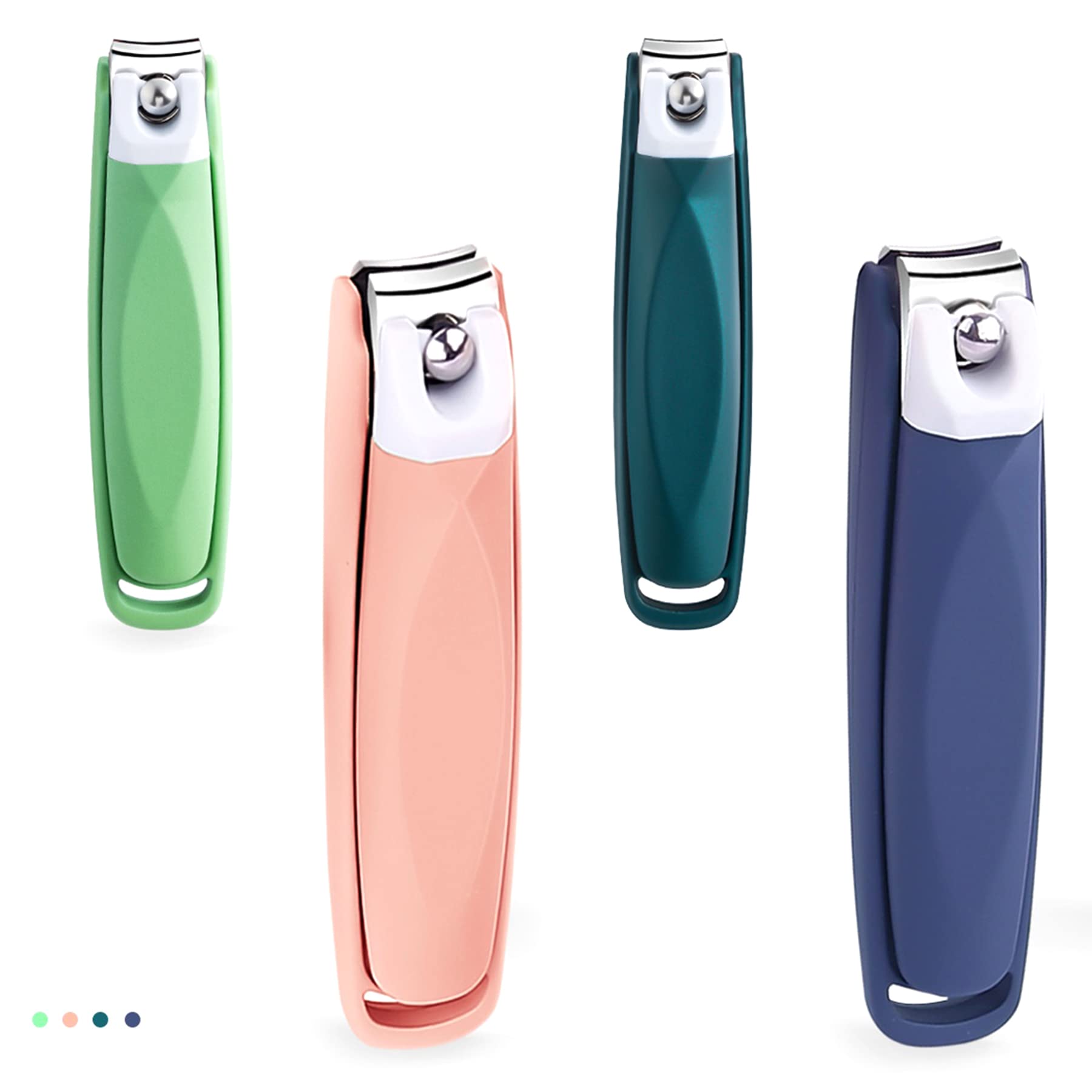 Nail Clippers with Catcher, No Splash Fingernail Toenail Clippers