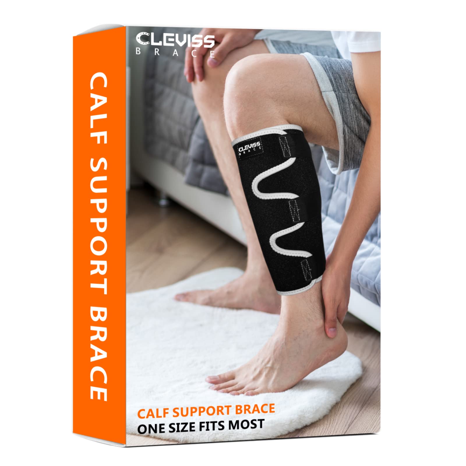 Calf Brace Support Adjustable Leg Shin Splint Compression Muscle