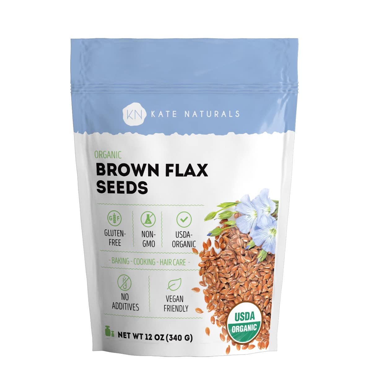 Organic Whole Flaxseed — Organic Flax — Organic Brown Flaxseed