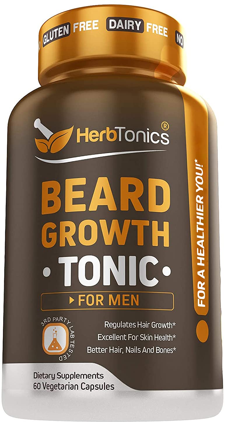 Beard Growth Vitamins & Supplement, Beard Supplements