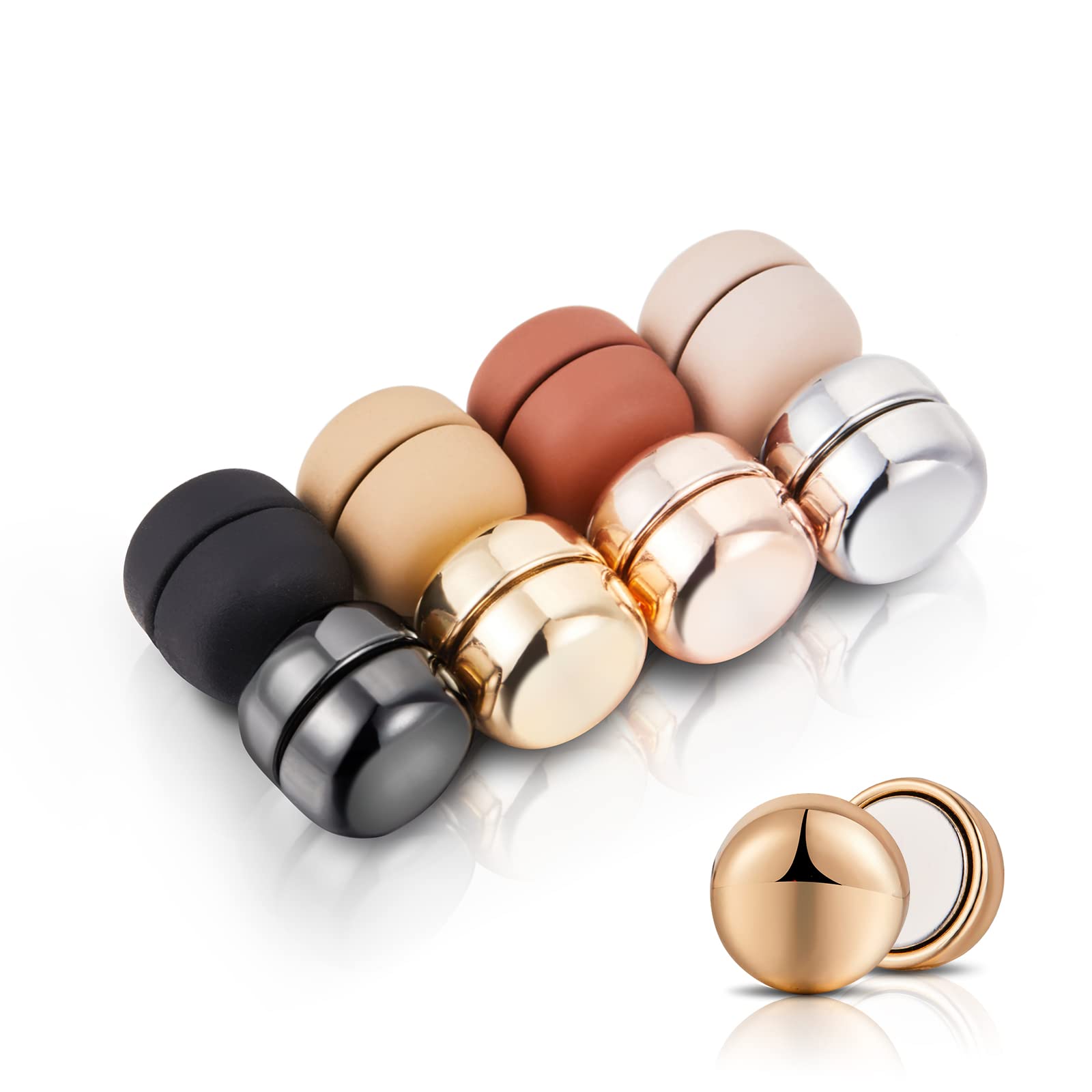 5 Pieces Metal Hijab Pin for Women - Golden